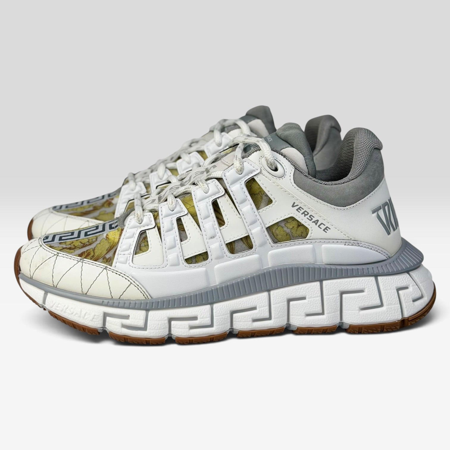 Versace Trigreca White/Grey Barocco