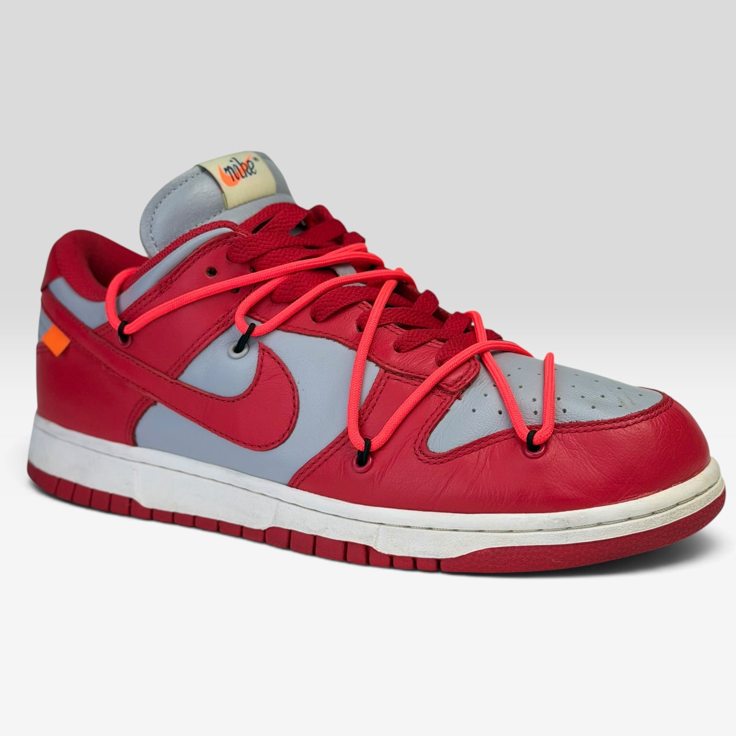 Off-White x Nike Dunk Low University Red UNLV