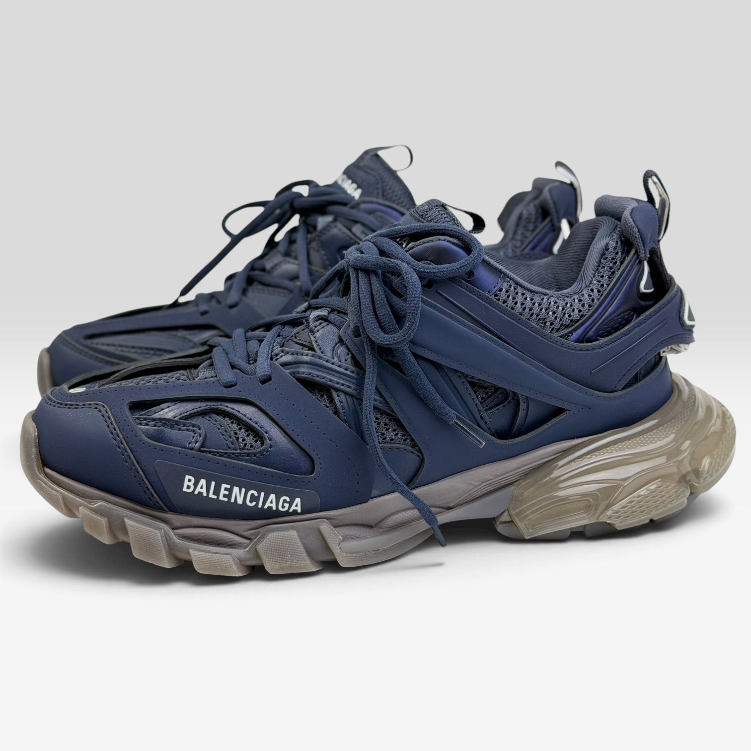 Balenciaga Track Clear Sole Dark Grey/Navy