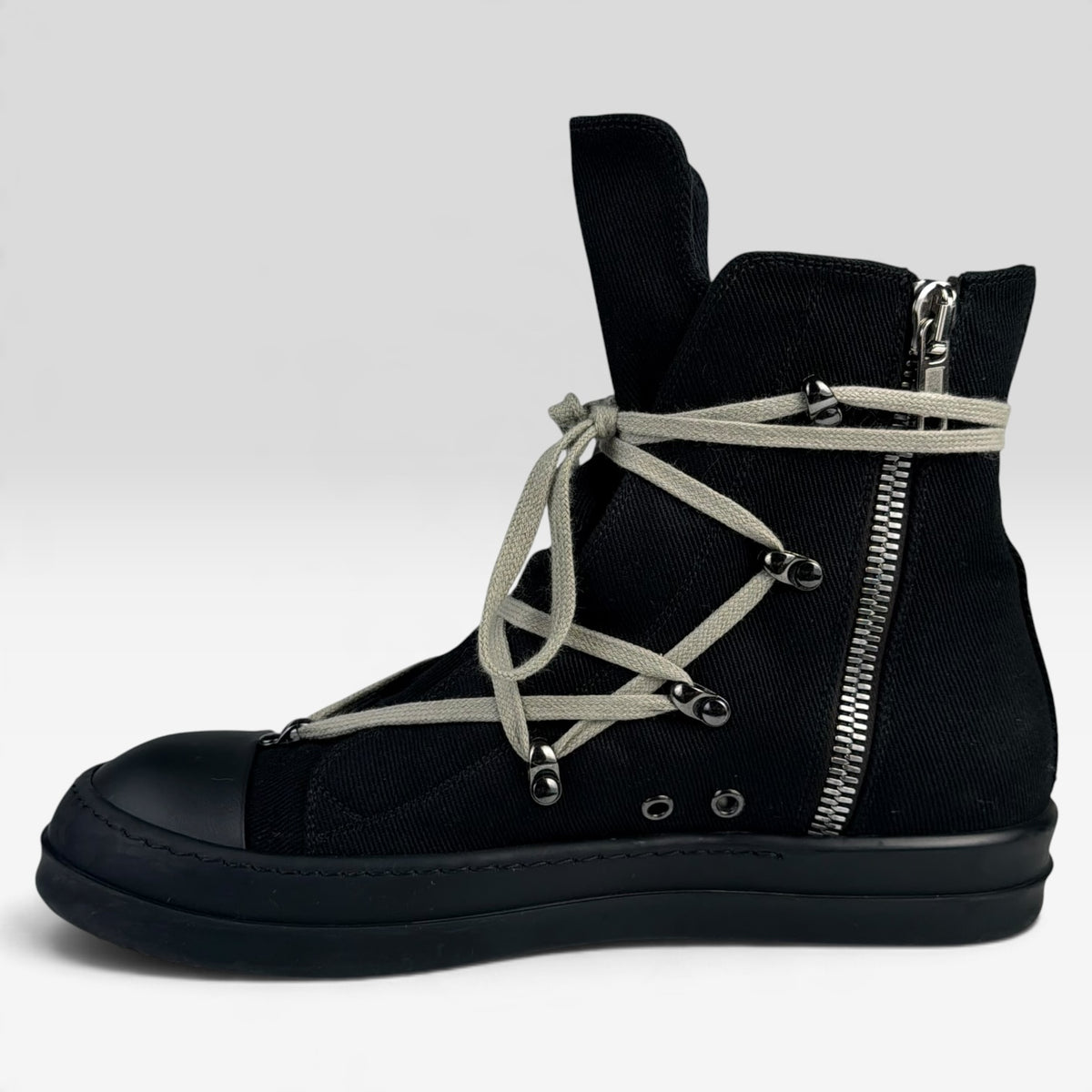 Rick Owens DRKSHDW Hexagram Ramones High Black/Pearl – Incaltaminte Barbati RICK OWENS DRKSHDW la V STEALS – RICK OWENS