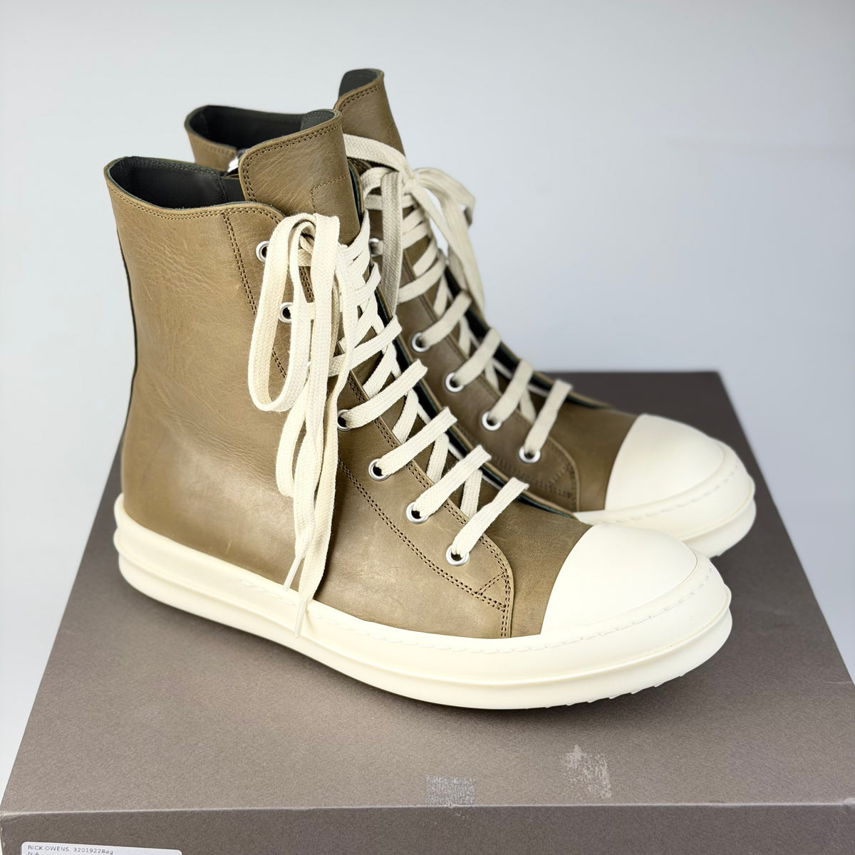 Rick Owens Leather Ramones
