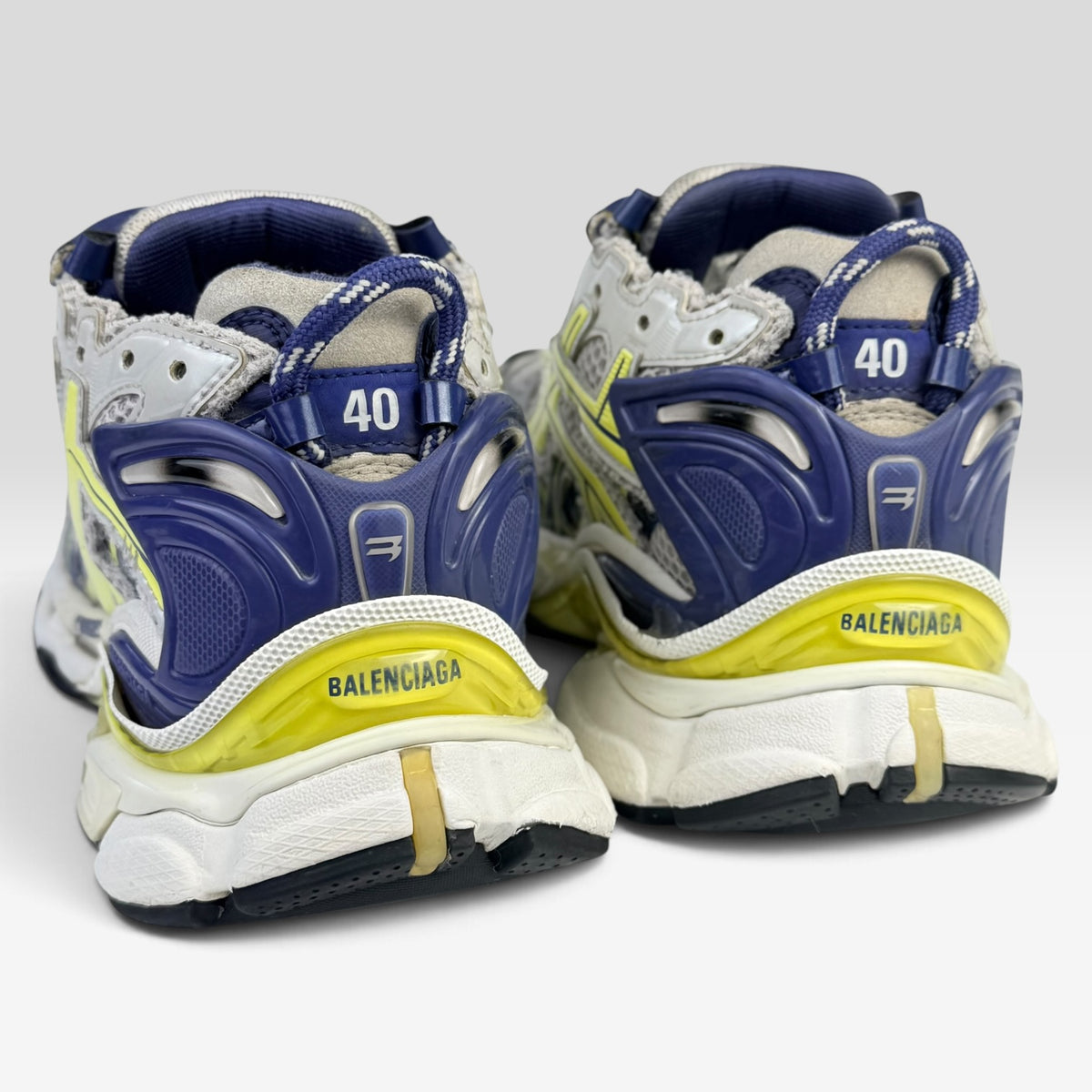 Balenciaga Runner White/Blue/Yellow/Grey