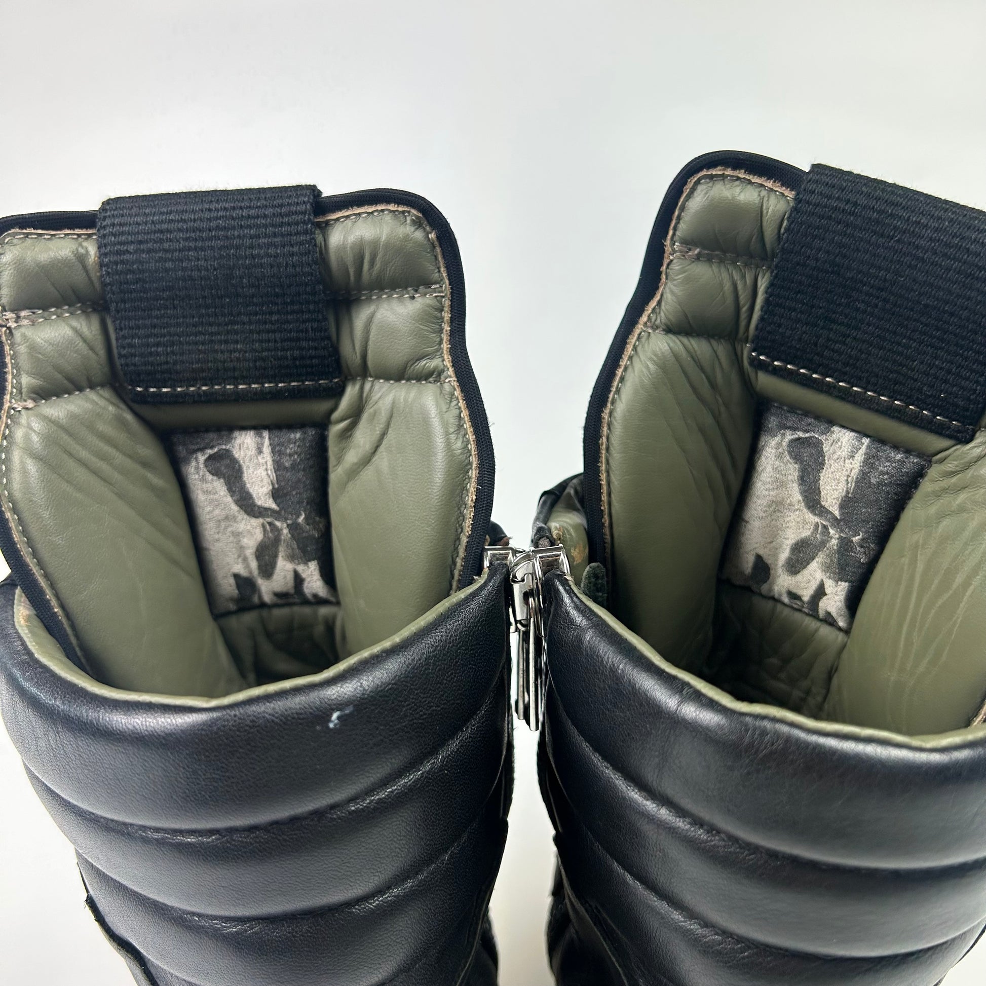Rick Owens Geobasket Black Milk