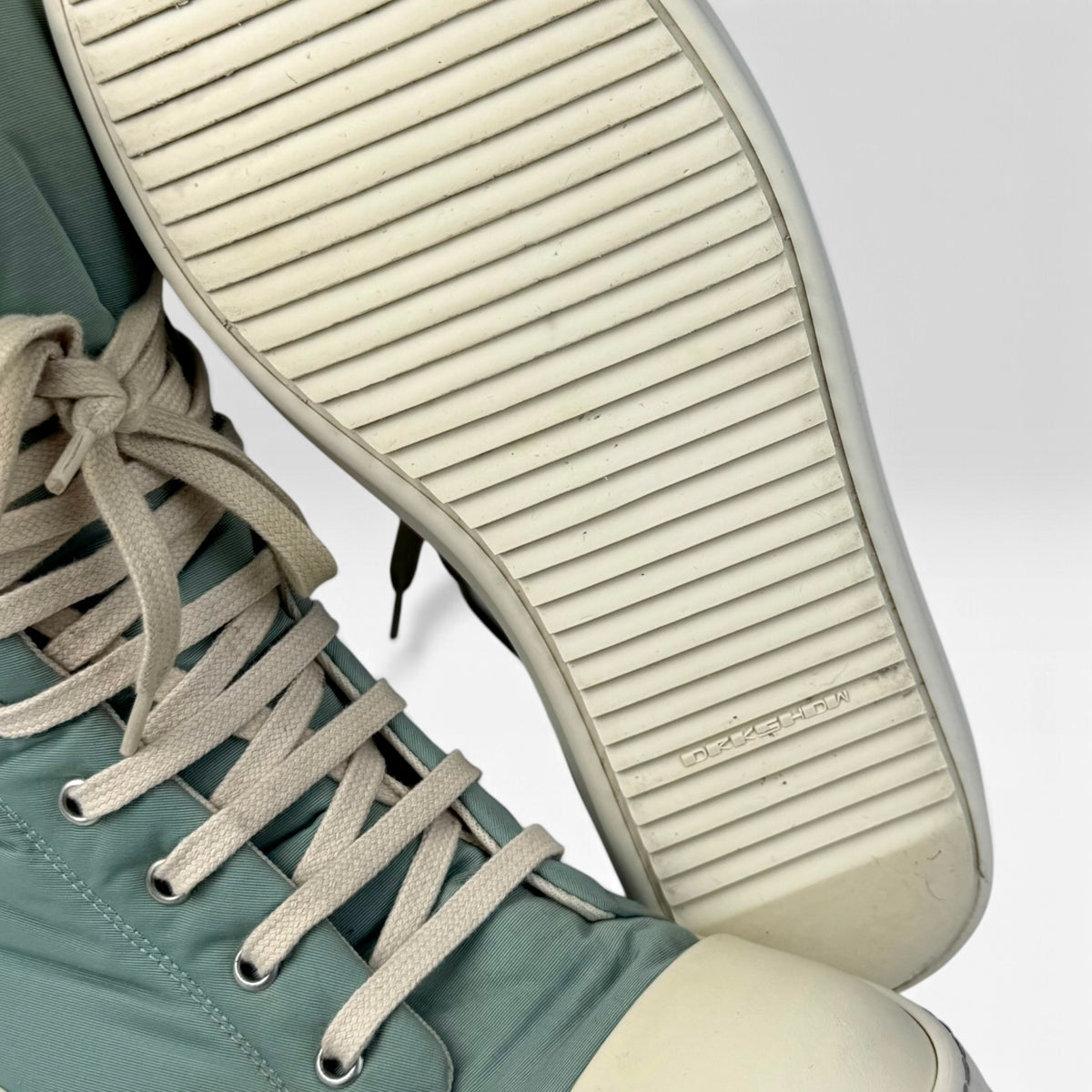 Rick Owens DRKSHDW Ramones High Strobe Aqua