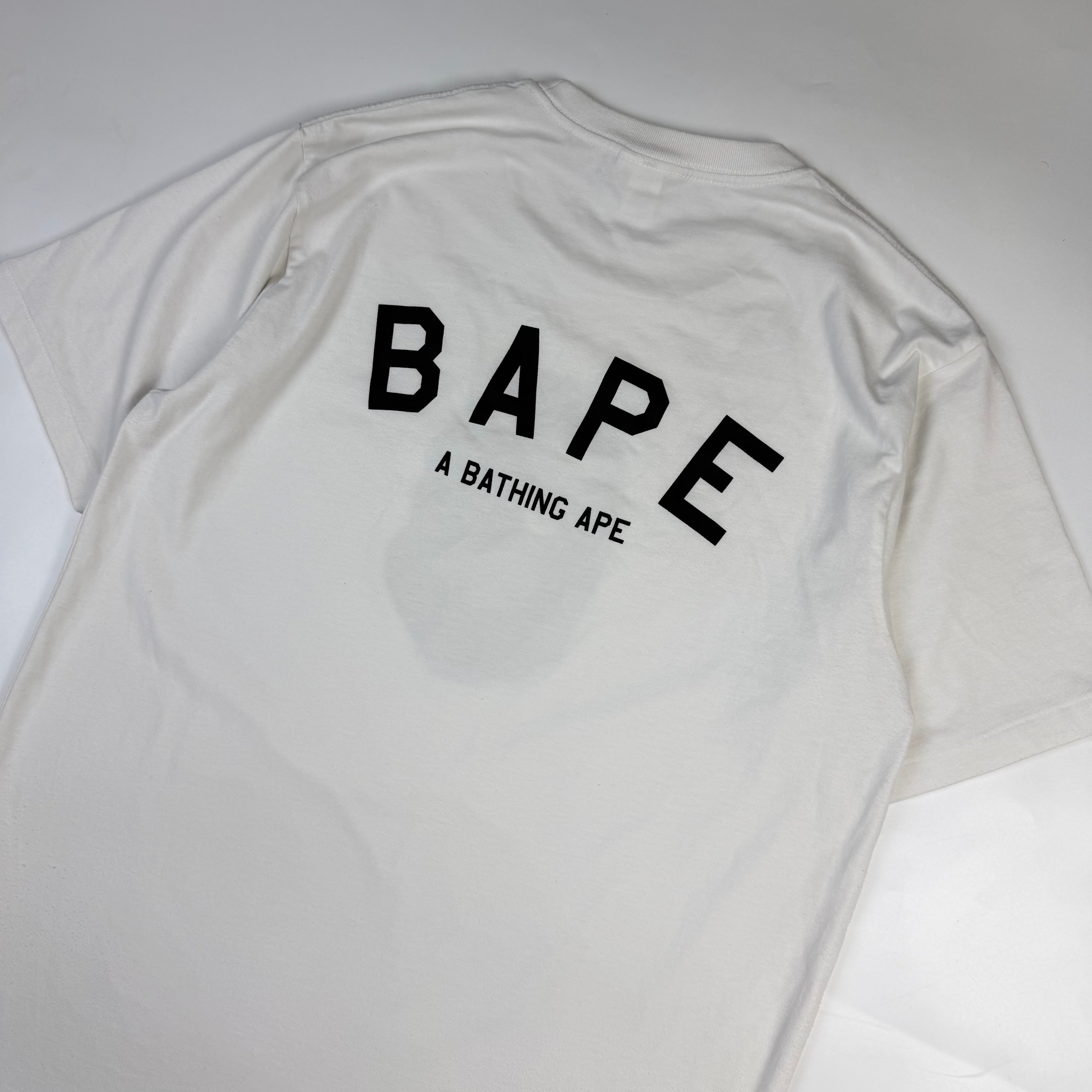 BAPE 1st Camo Ape Head T-Shirt White