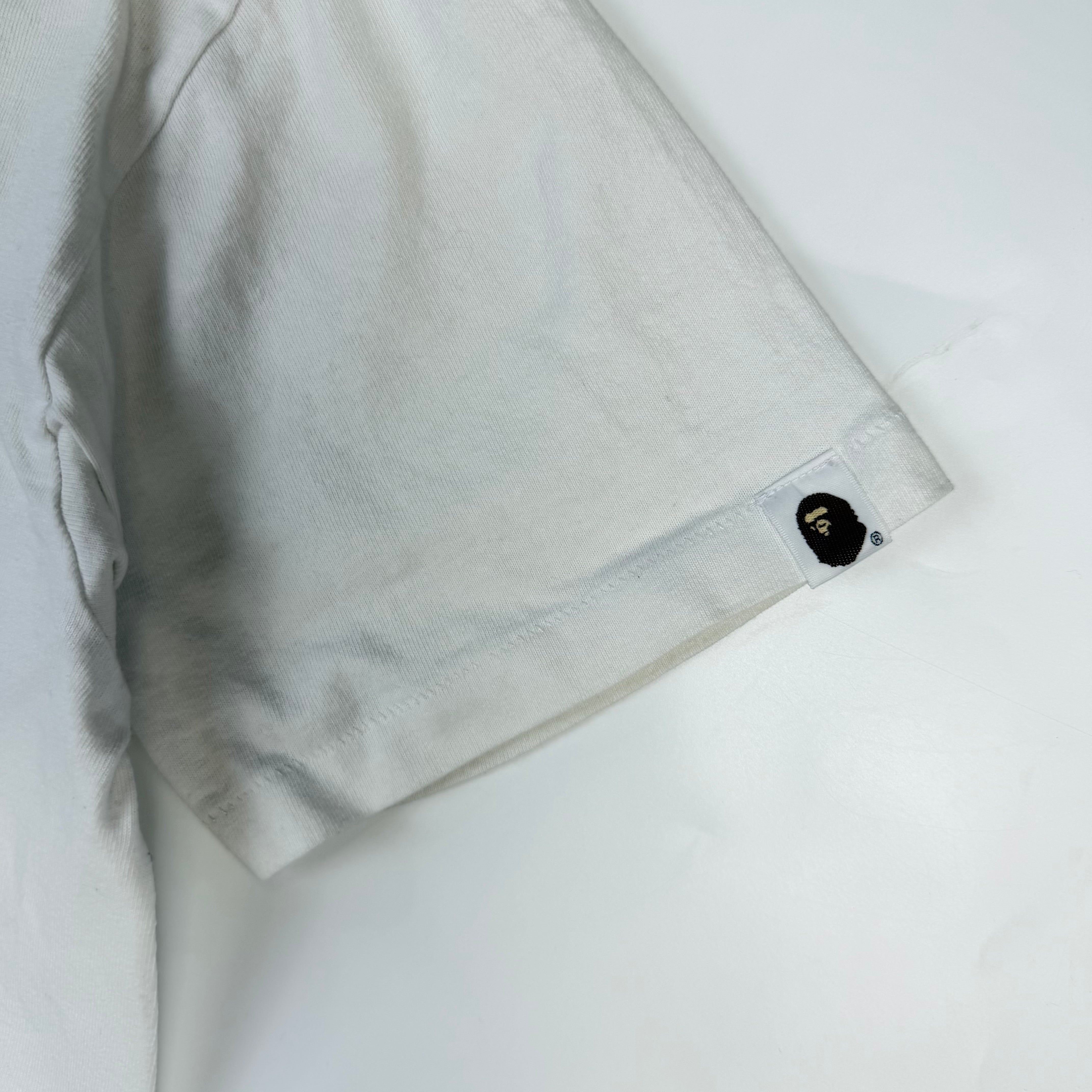 BAPE Color Camo Ape Face T-Shirt White
