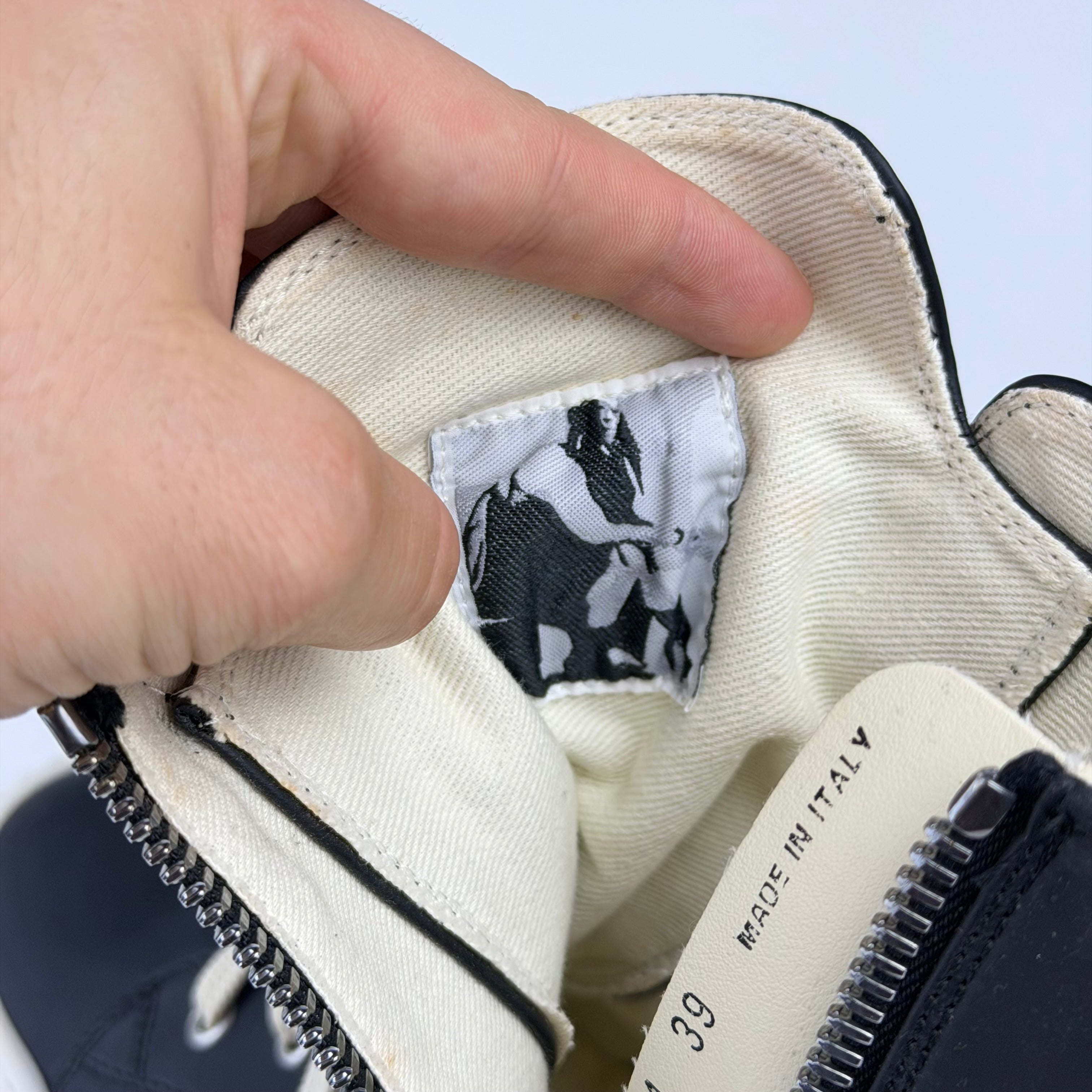 Rick Owens Vegan Ramones Black