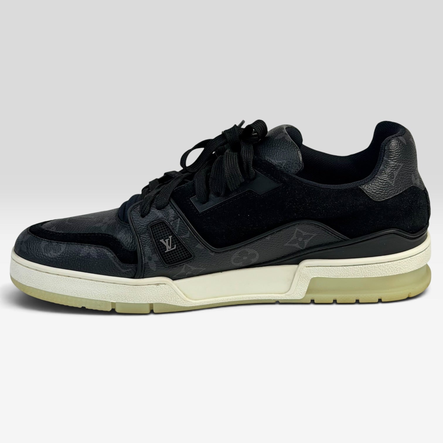 Louis Vuitton LV Trainer Black Monogram