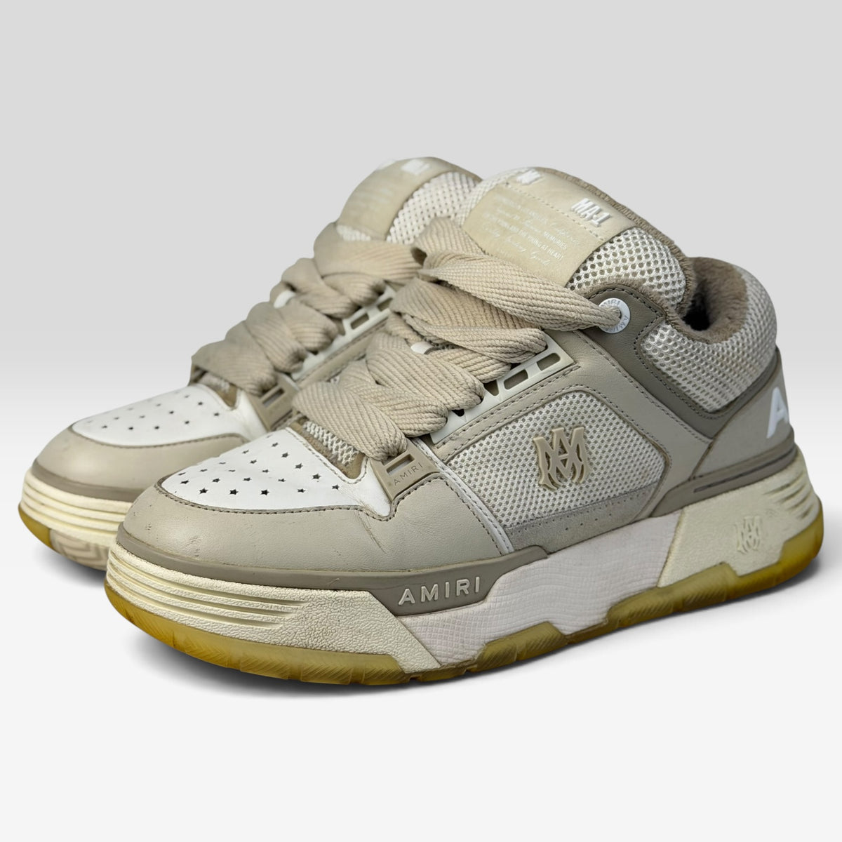 Amiri MA-1 Beige/White | Sneakers Amiri