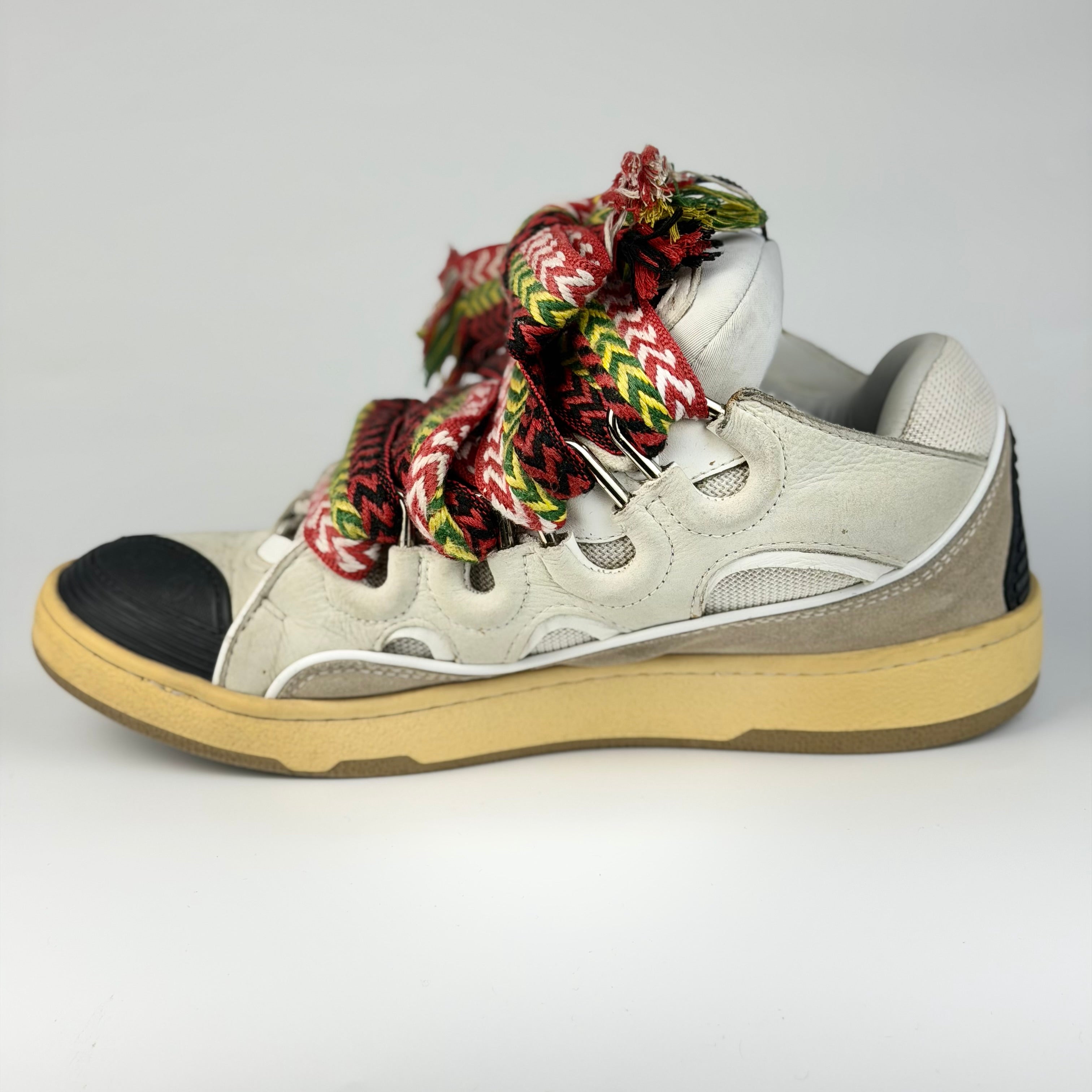 Lanvin Curb White Sneakers