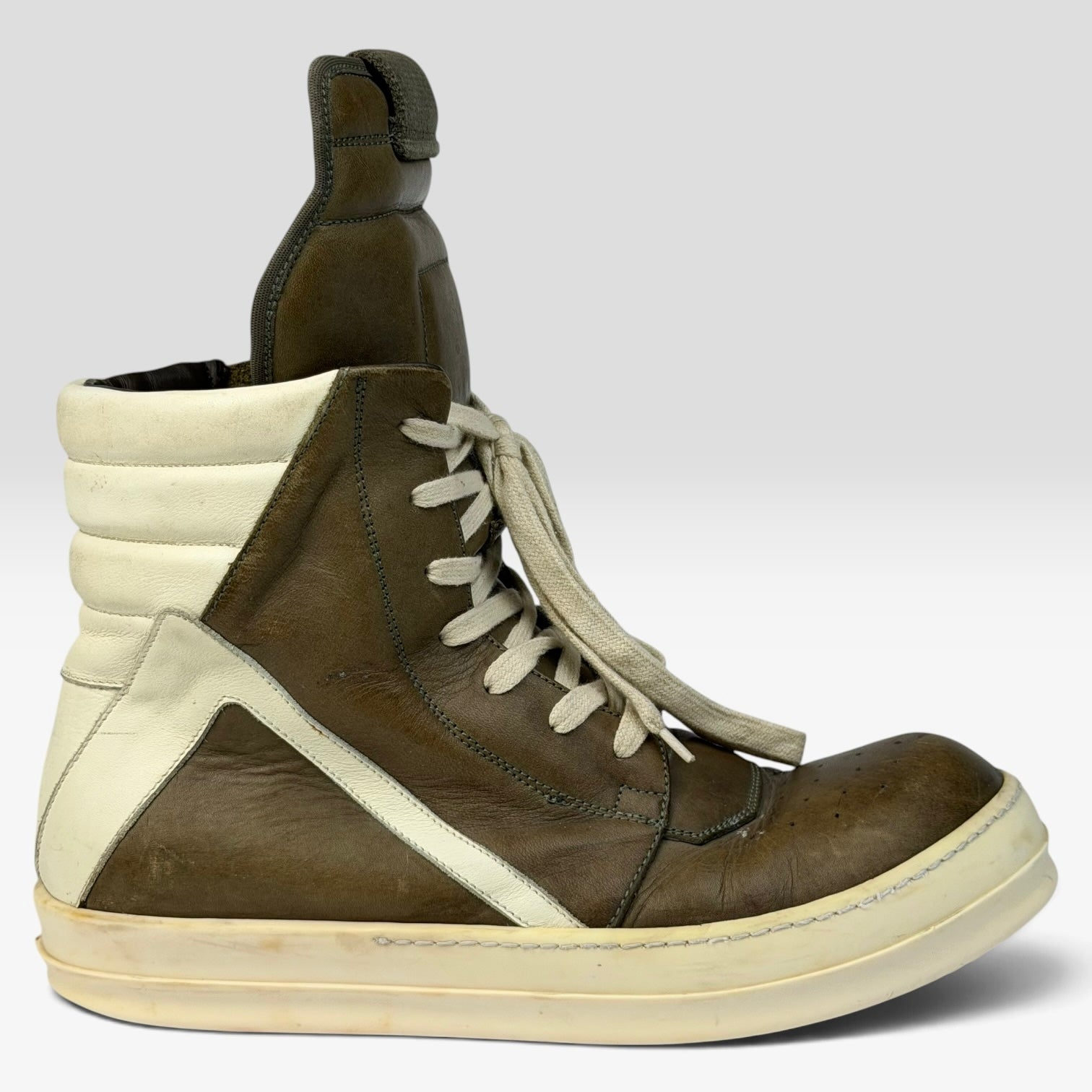 Rick Owens Geobasket Brown/Milk 2016