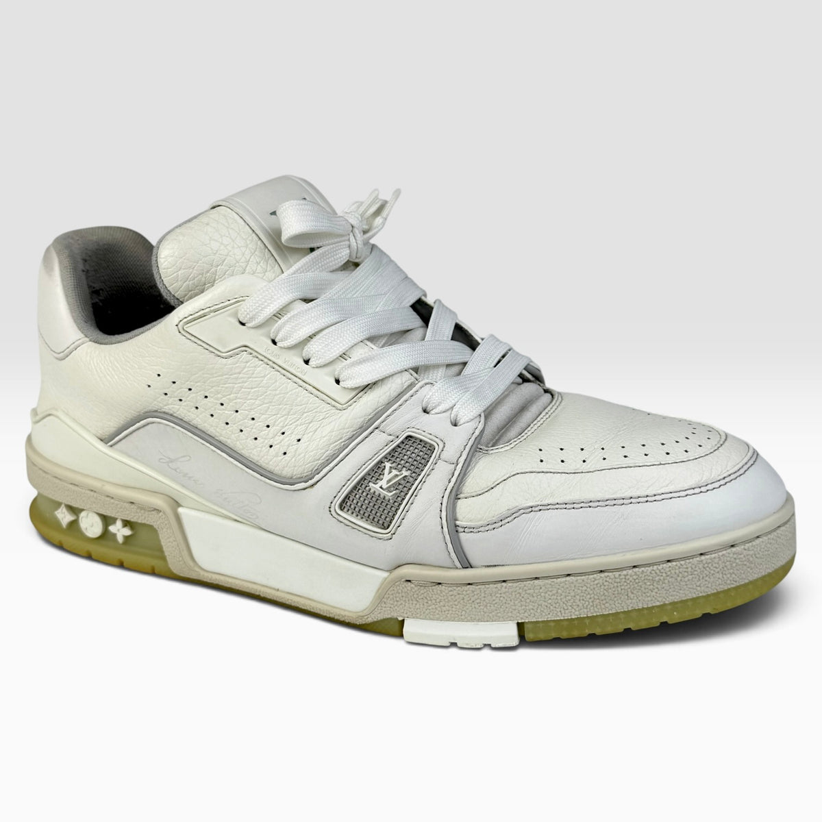 Louis Vuitton LV Trainer White/Grey Signature