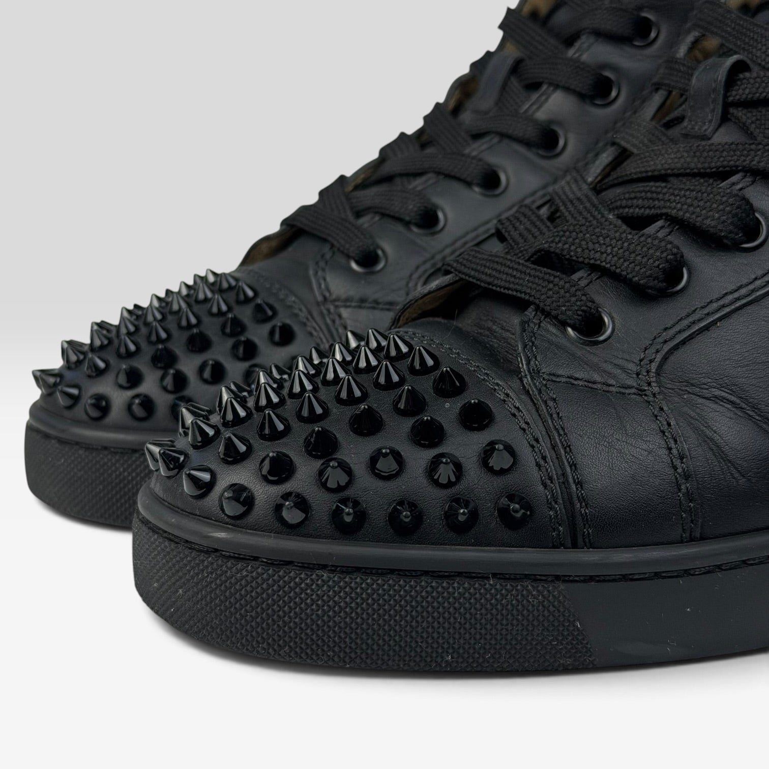 Christian Louboutin Lou Spikes High-Top Black
