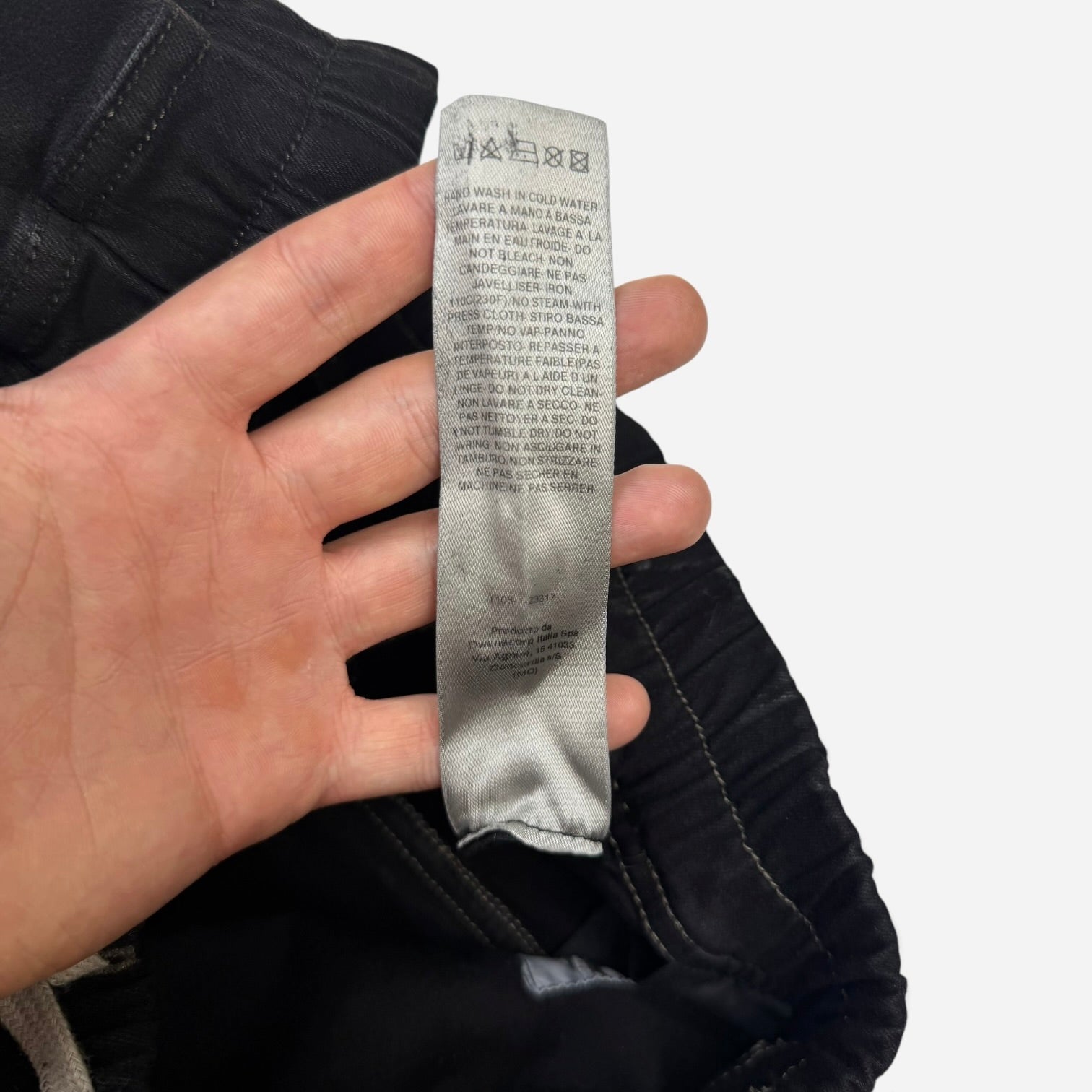 Rick Owens DRKSHDW Creatch Cargo Waxed Pants
