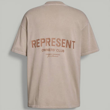 Represent Washed Brown T-shirt