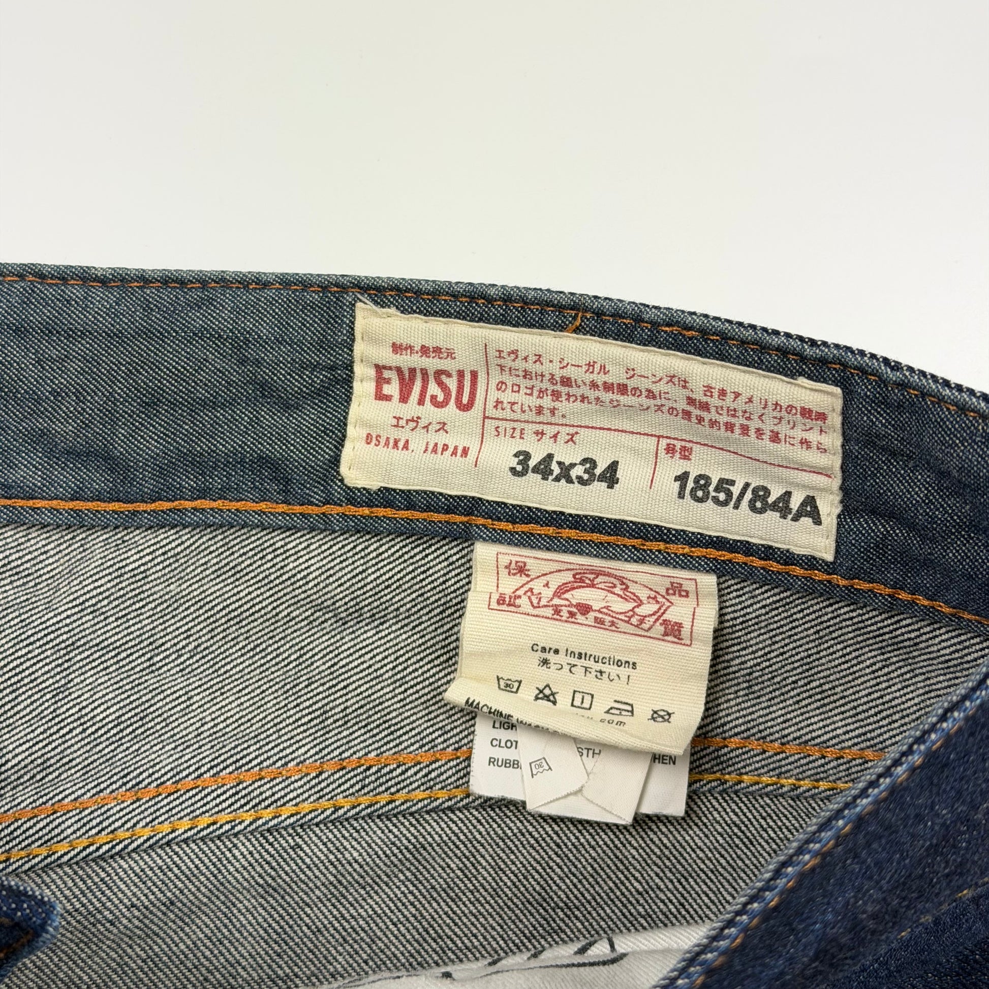 Evisu Selvedge Denim Daicock Jeans