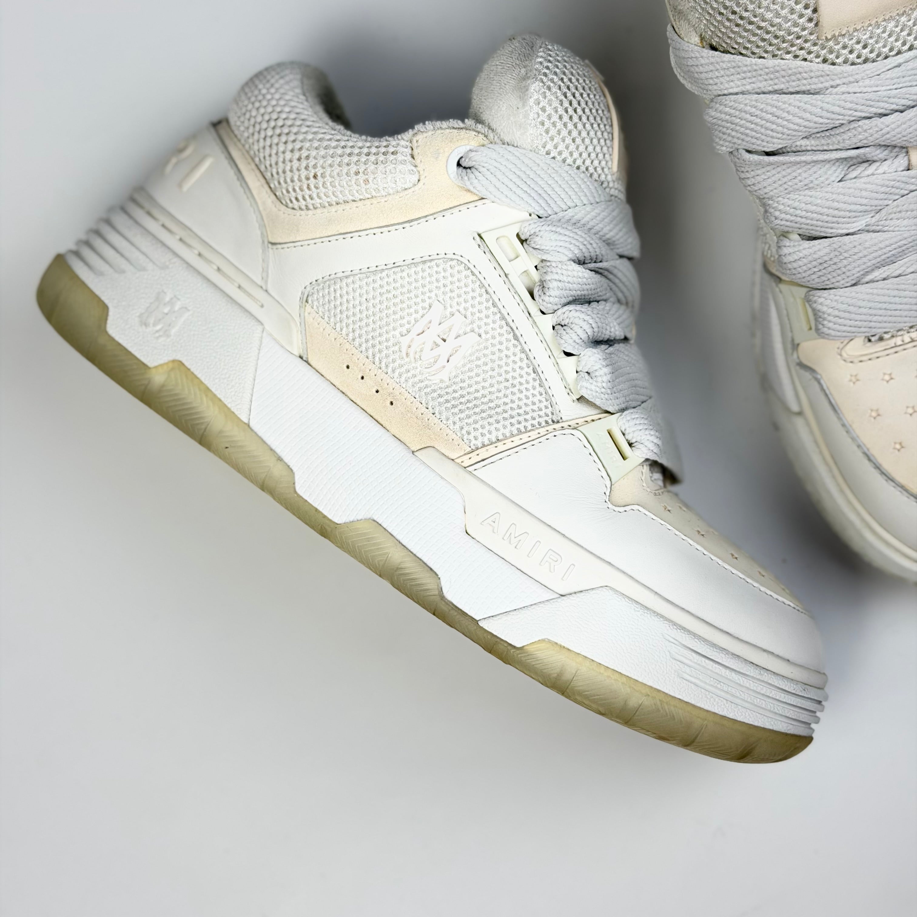Amiri MA-1 Alabaster White Sneakers