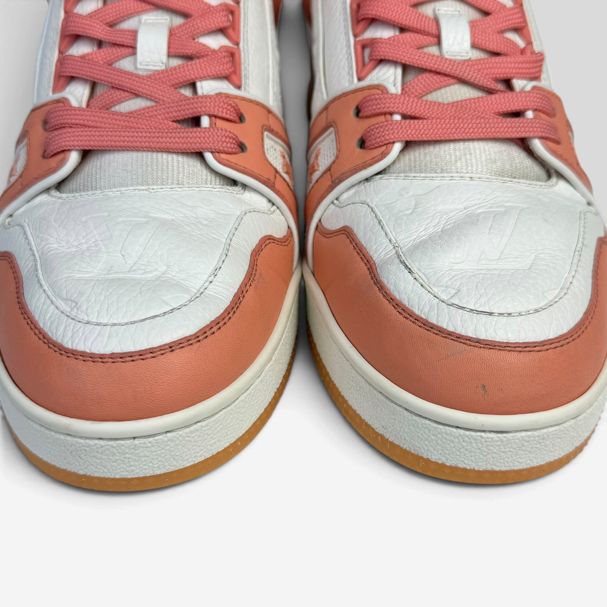 Louis Vuitton LV Trainer Peach/White