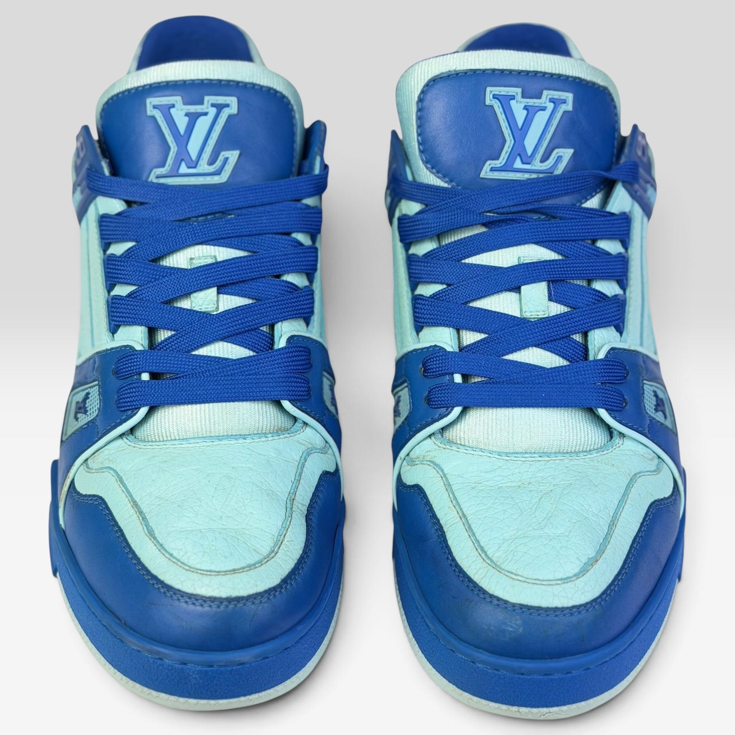 Louis Vuitton LV Trainer Sky Blue/Teal Monogram