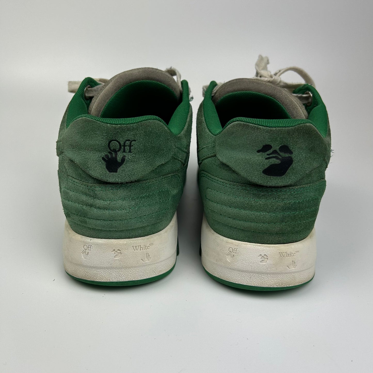 Off-White Out Of Office Suede Green