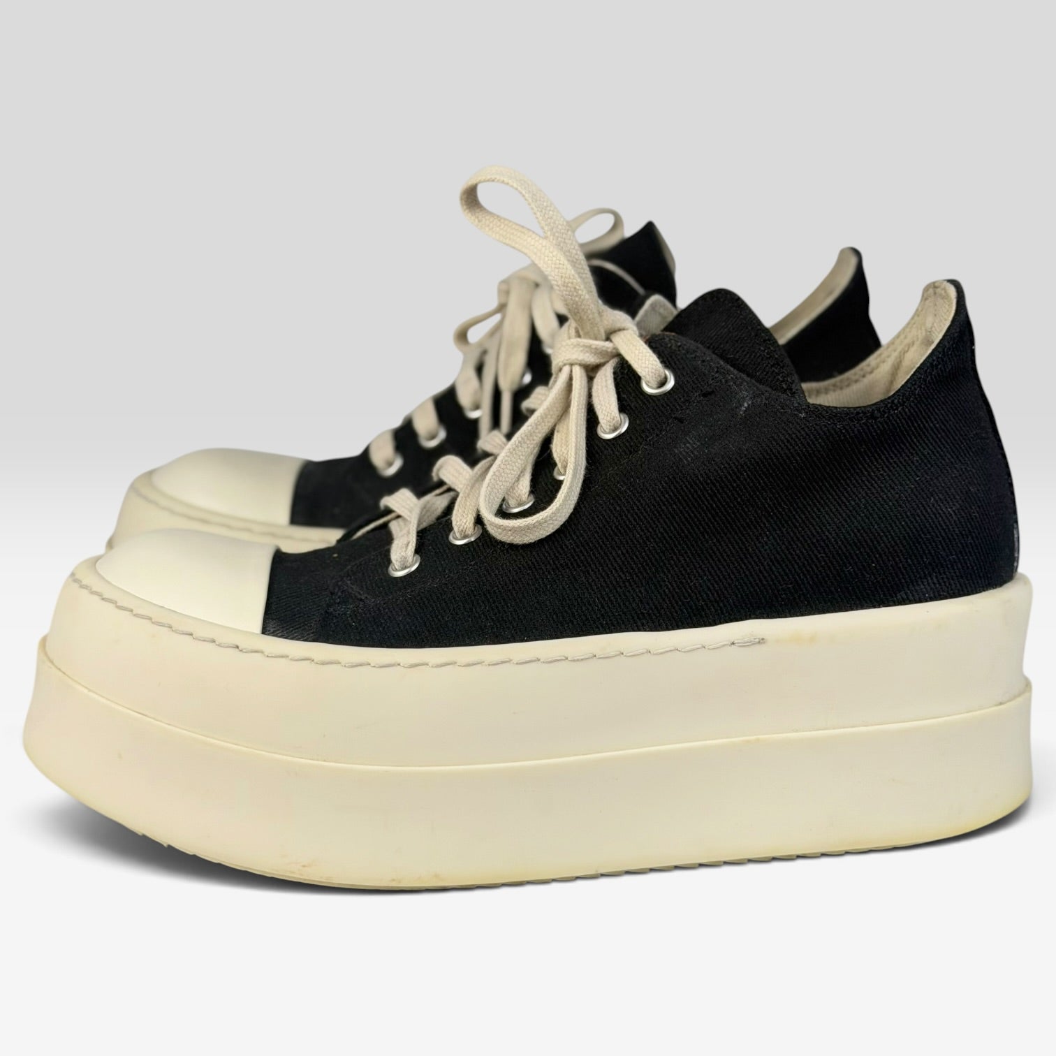 Rick Owens DRKSHDW Mega Bumper Ramones Black | Sneakers Rick Owens