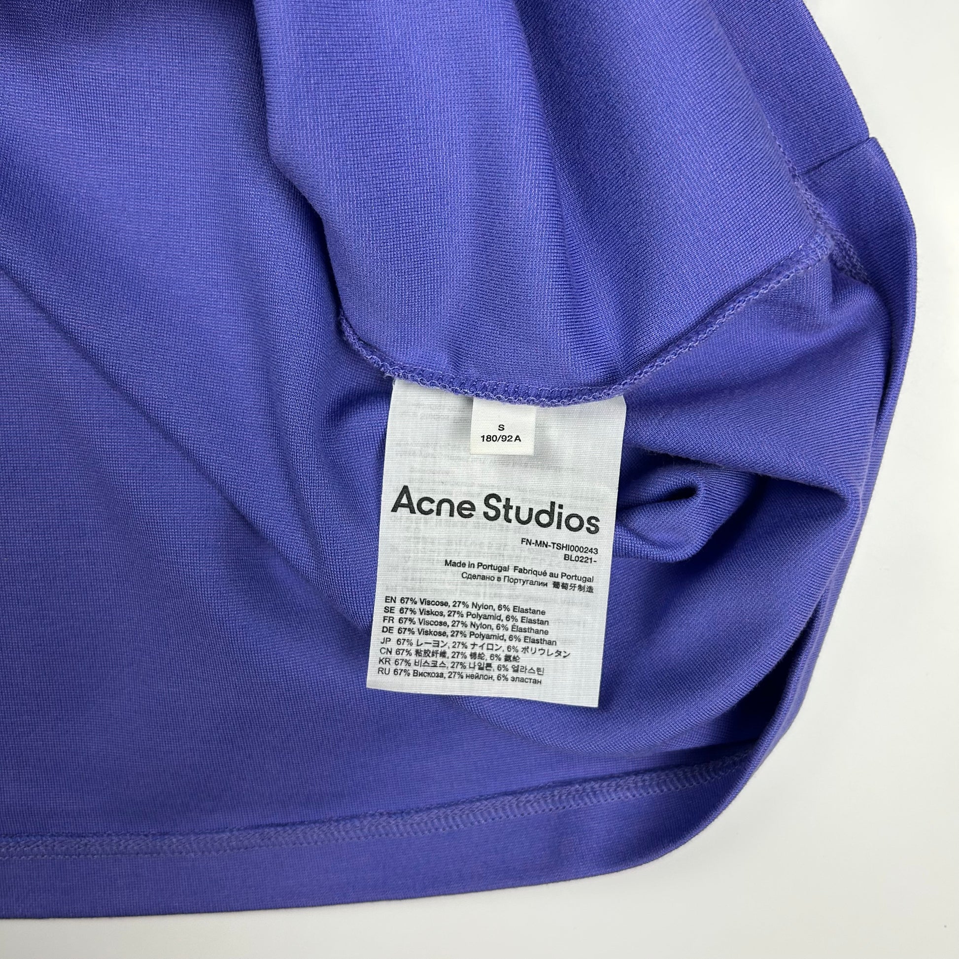 Acne Studios Neck Logo T-shirt