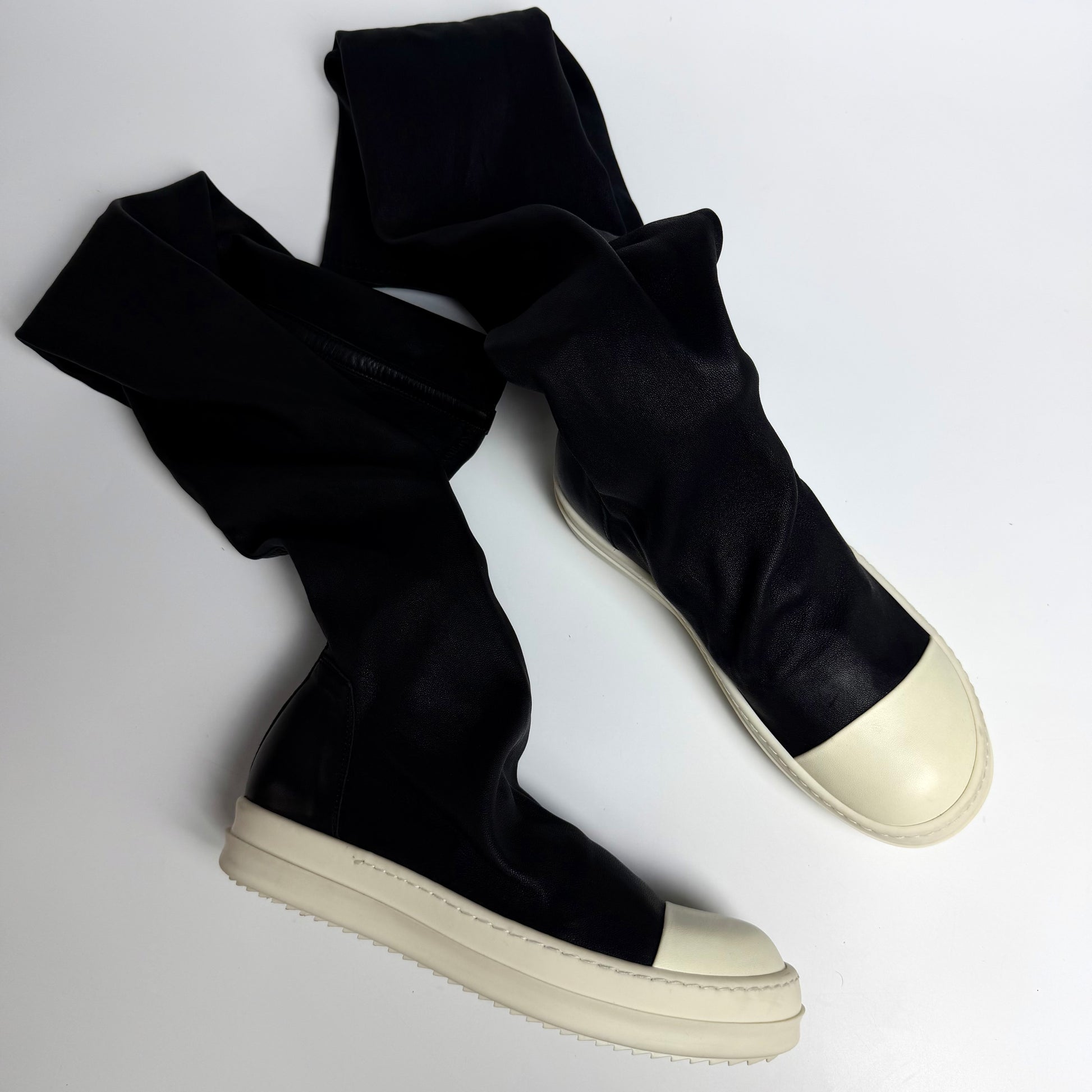 Rick Owens Sock Ramones Thigh Length