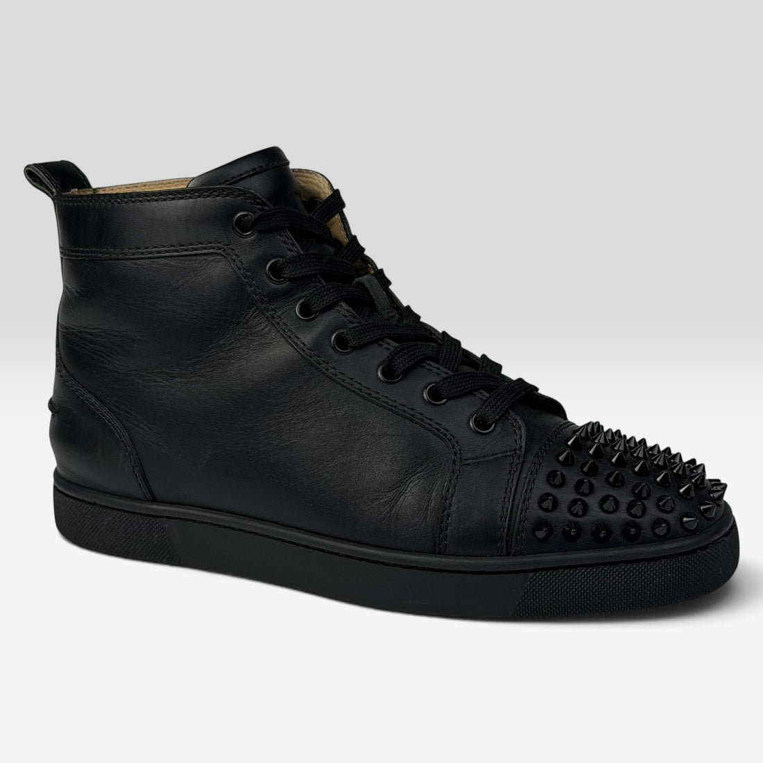 Christian Louboutin Lou Spikes High-Top Black