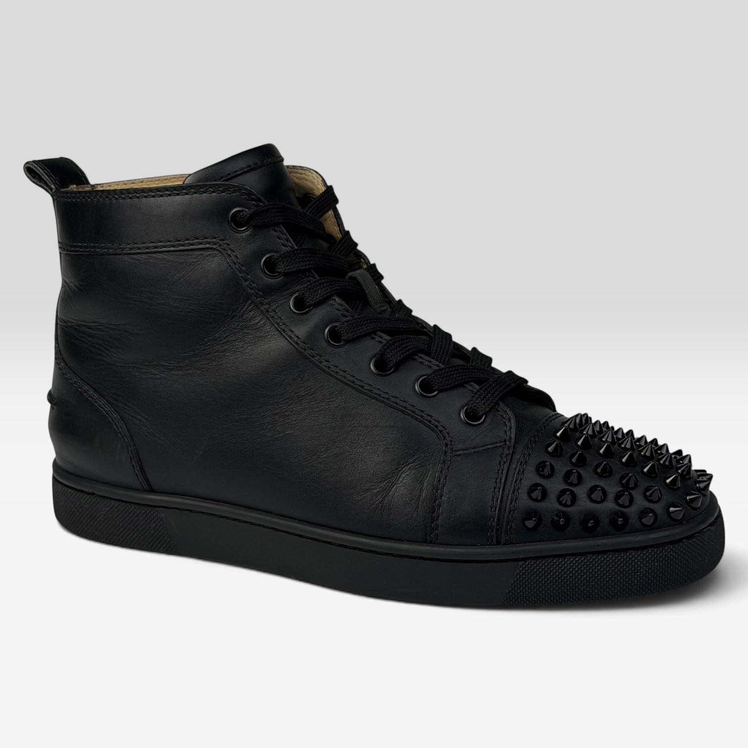 Christian Louboutin Lou Spikes High-Top Black