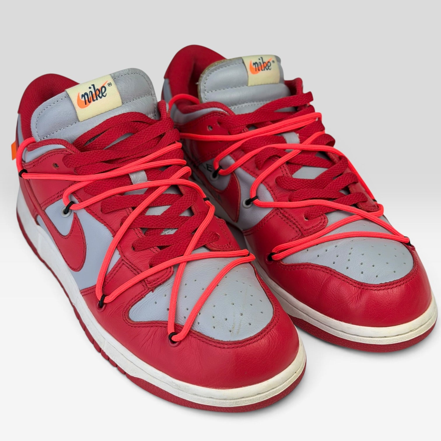 Off-White x Nike Dunk Low University Red UNLV