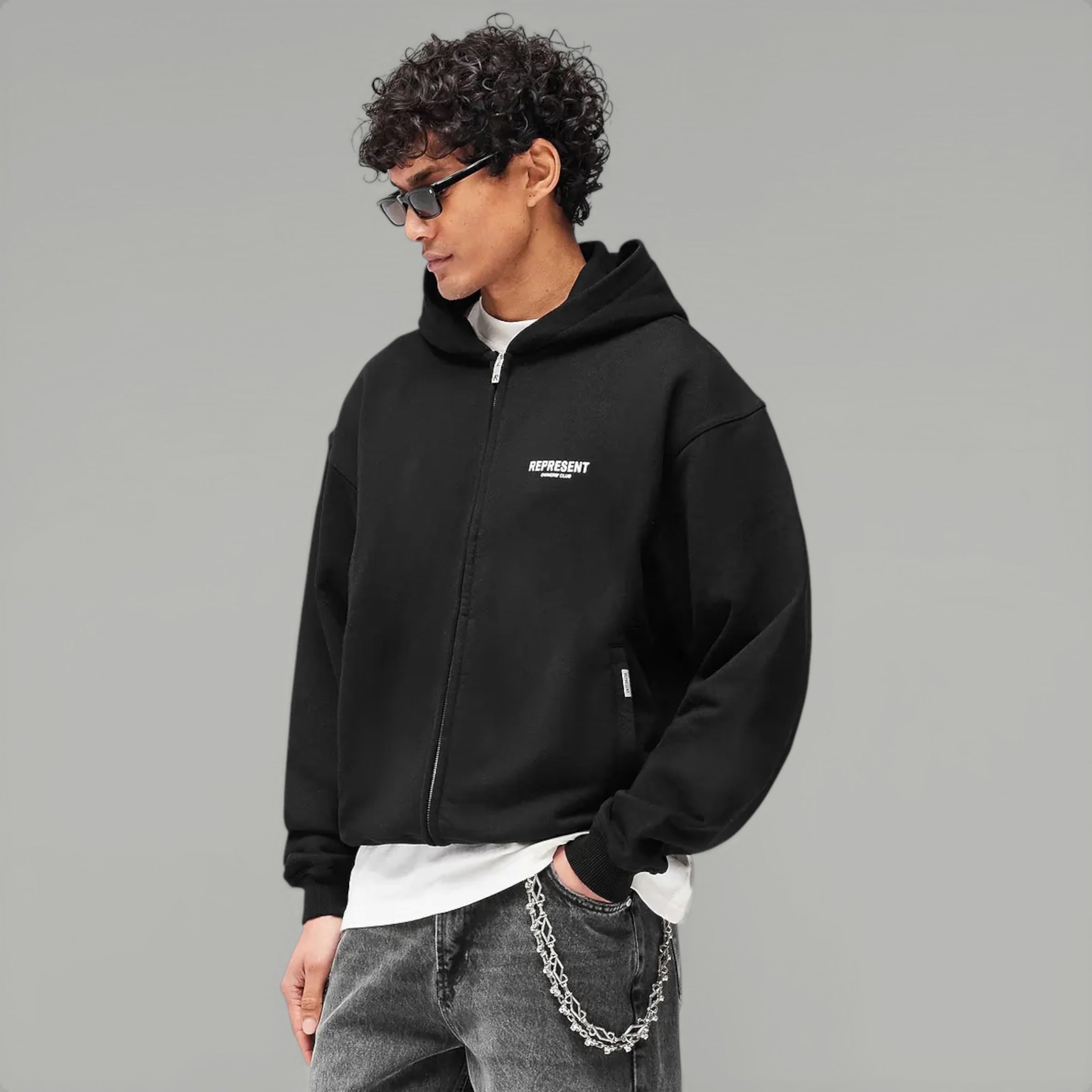 REPRESENT hoodie – vedere lateral | VSTEALS