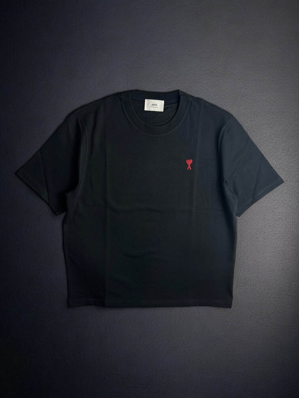 Ami Paris De Coeur Black T-shirt - V STEALS