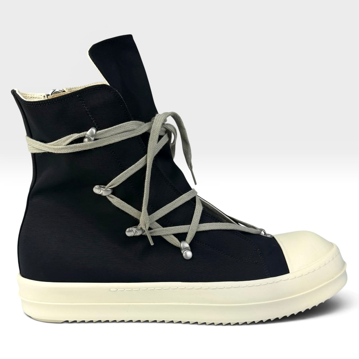 Rick Owens DRKSHDW Hexagram Ramones High Black/Milk