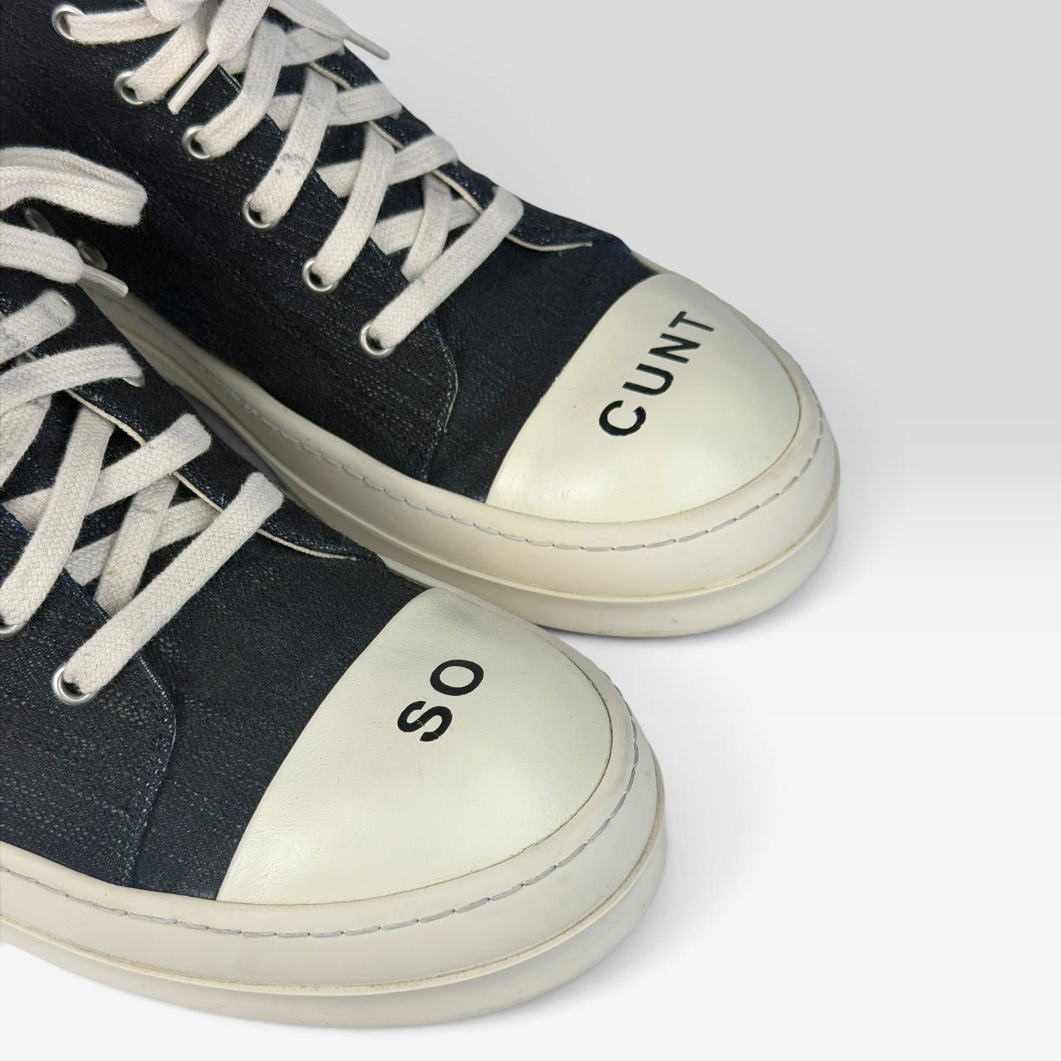 Rick Owens DRKSHDW So Cunt Ramones Low Denim | Sneakers Rick Owens