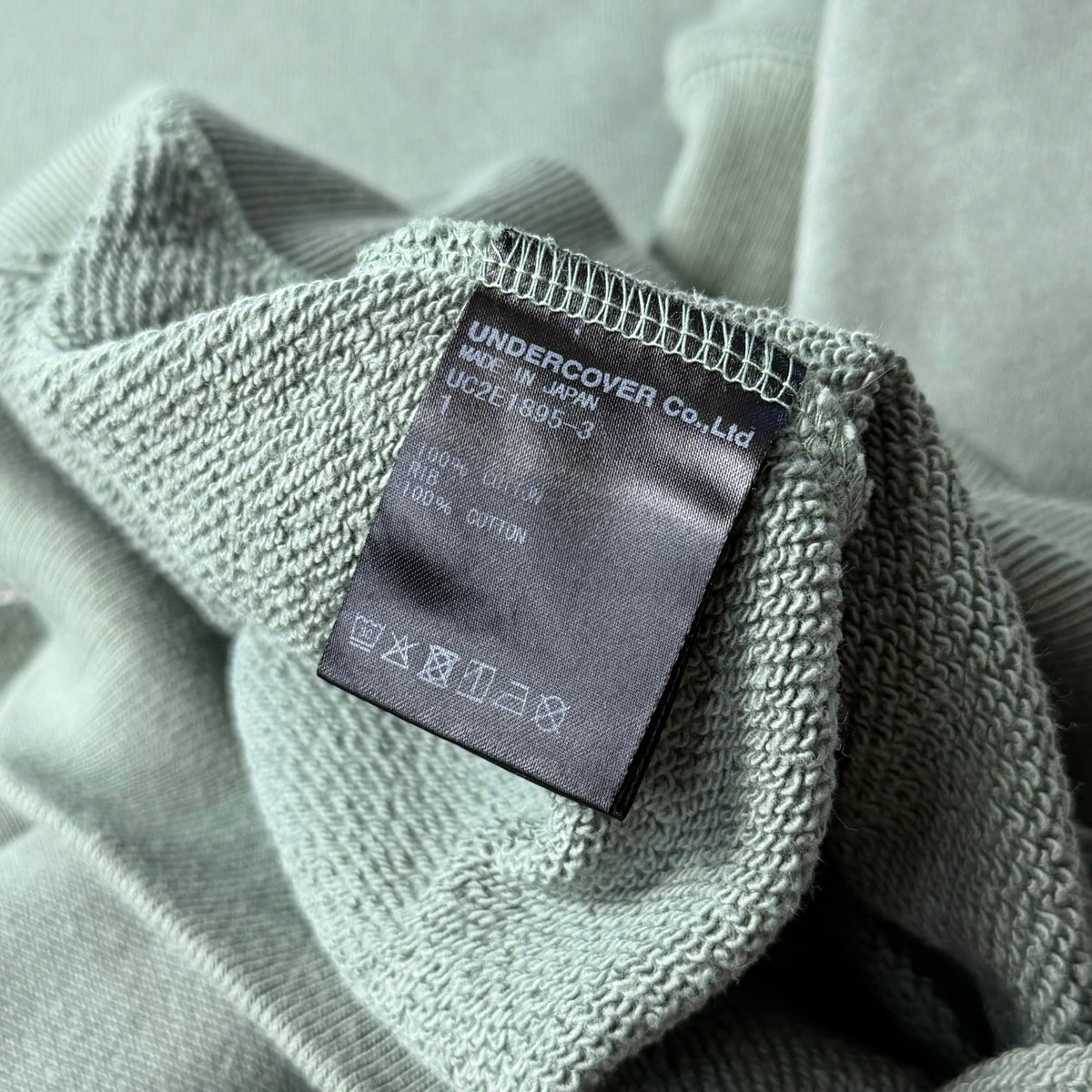 Undercover "But Beautiful IV" Big Sweat Bear/Strawberry Crewneck Sage Green