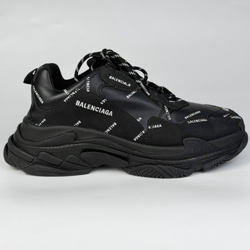 Balenciaga Triple S Black Logotype
