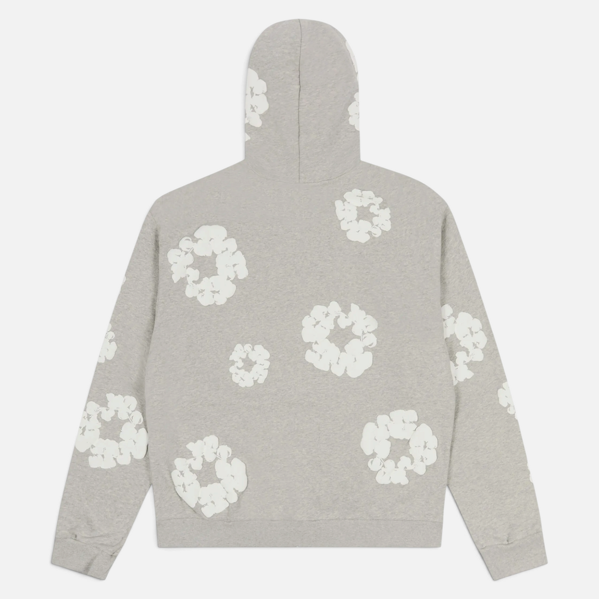 Denim Tears Cotton Wreath Zip Hoodie Grey