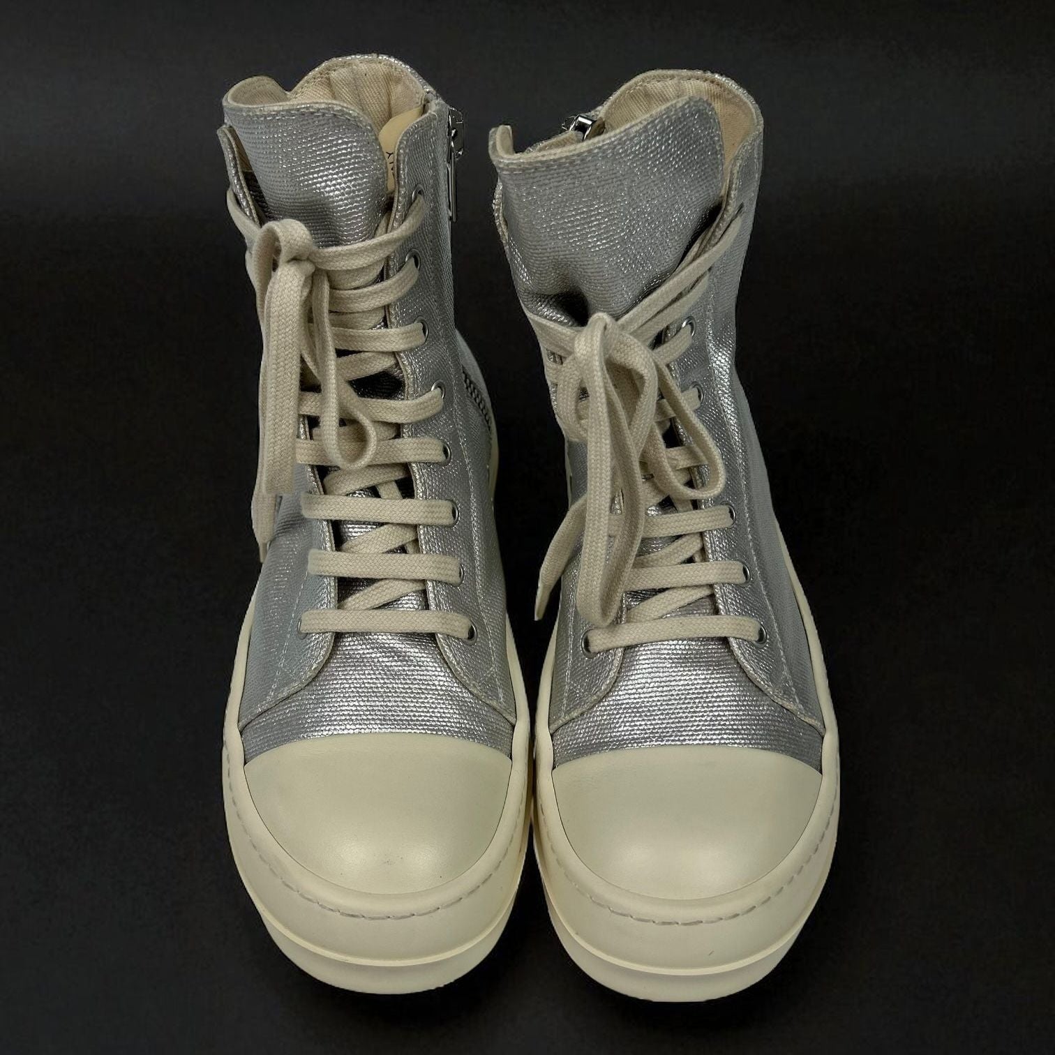 Rick Owens Ramones High Silver