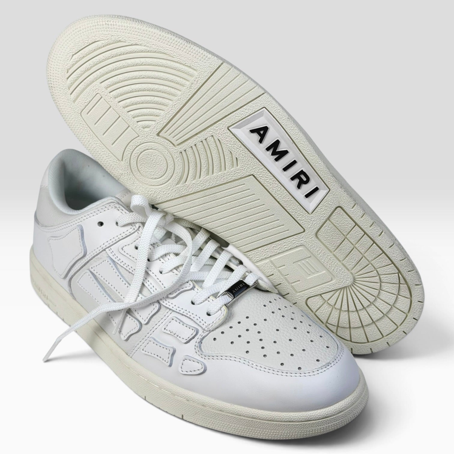 Amiri Skel Top Low White Sneakers