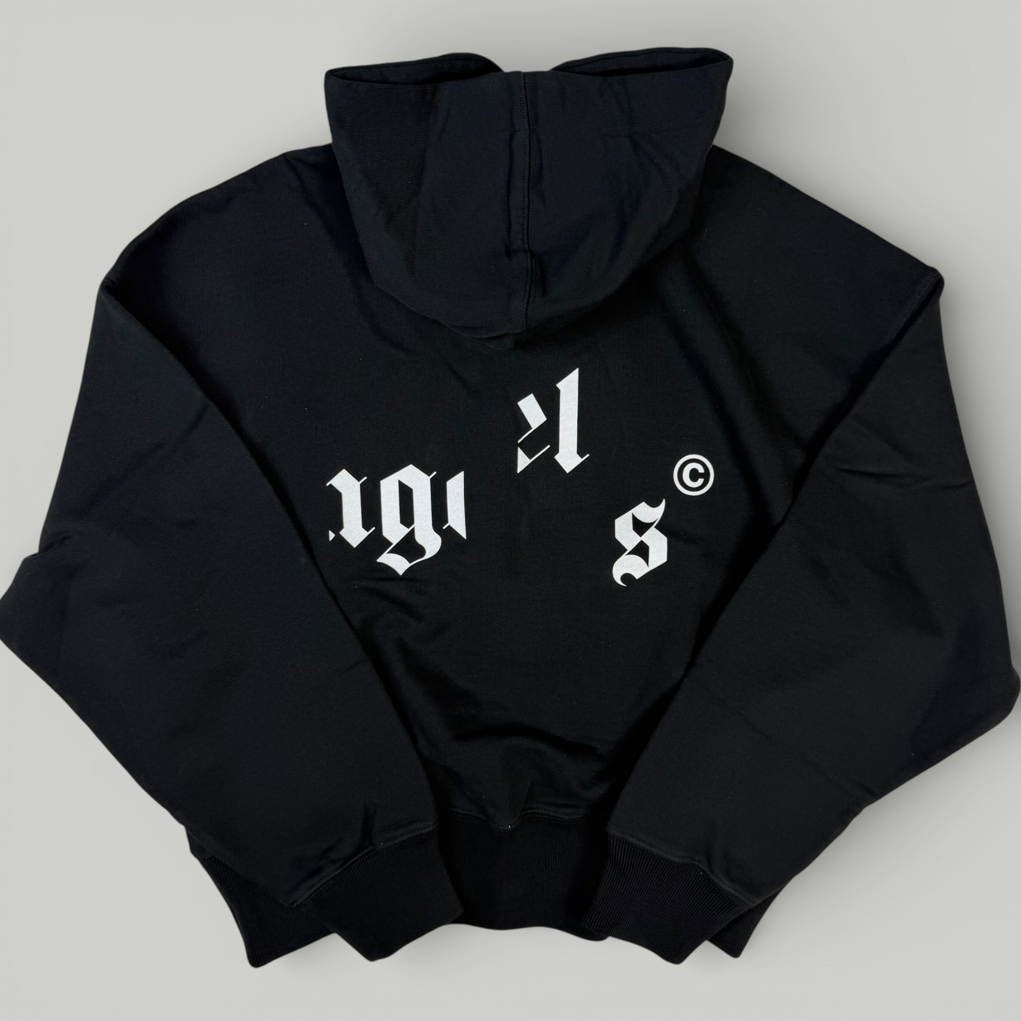 Palm Angels hoodie – detaliu logo | VSTEALS