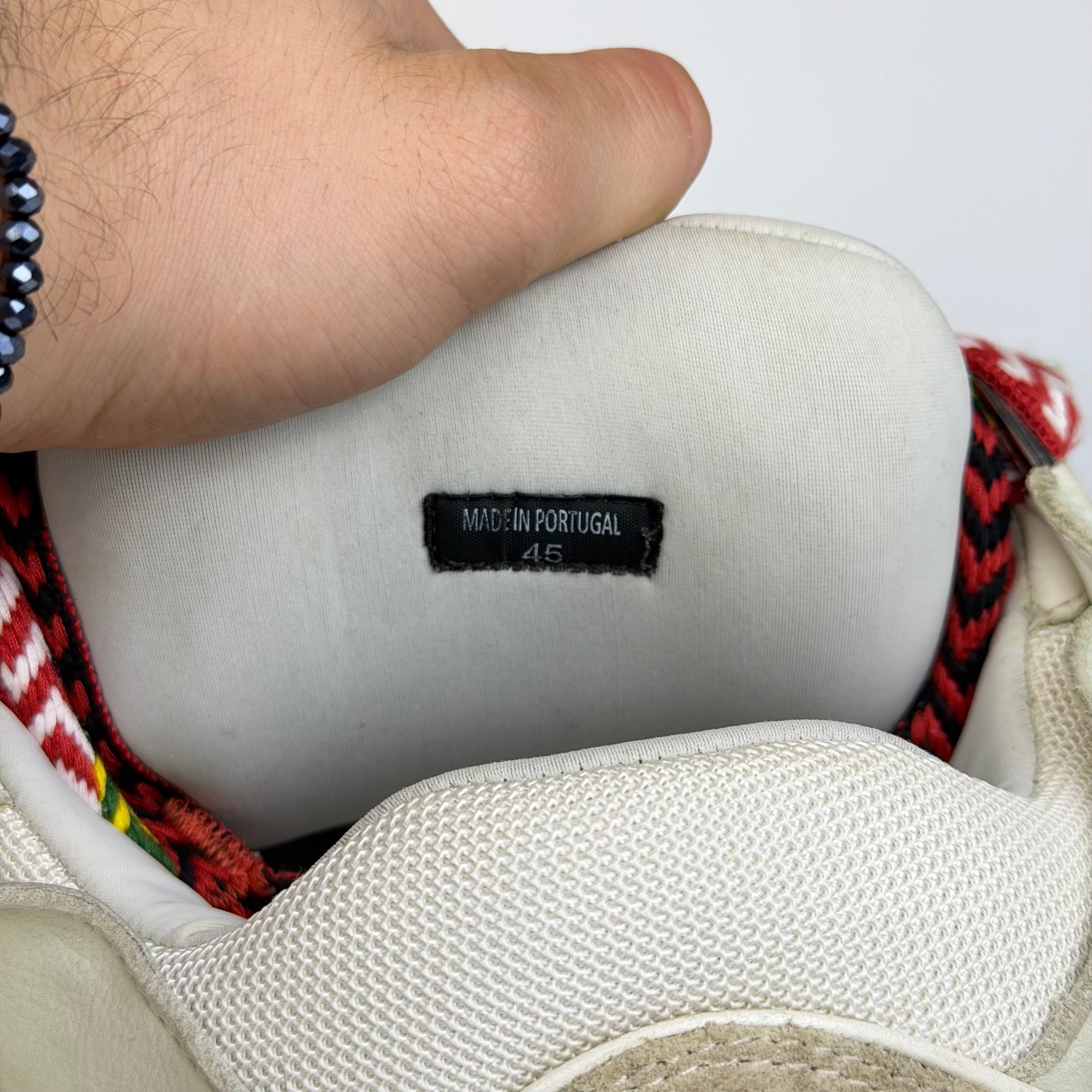 Lanvin Curb White Sneakers