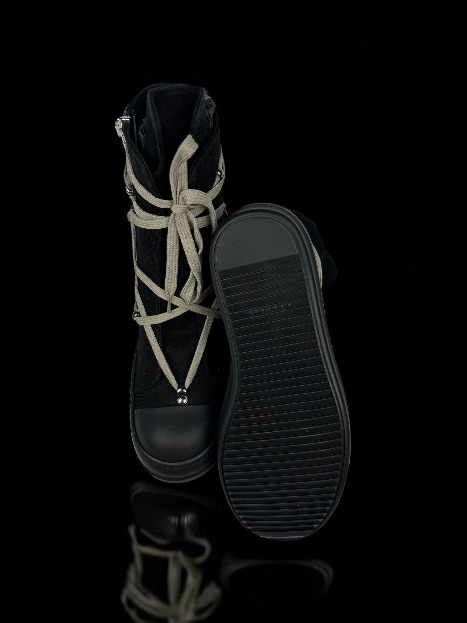 Rick Owens Ramones Hexagram Black