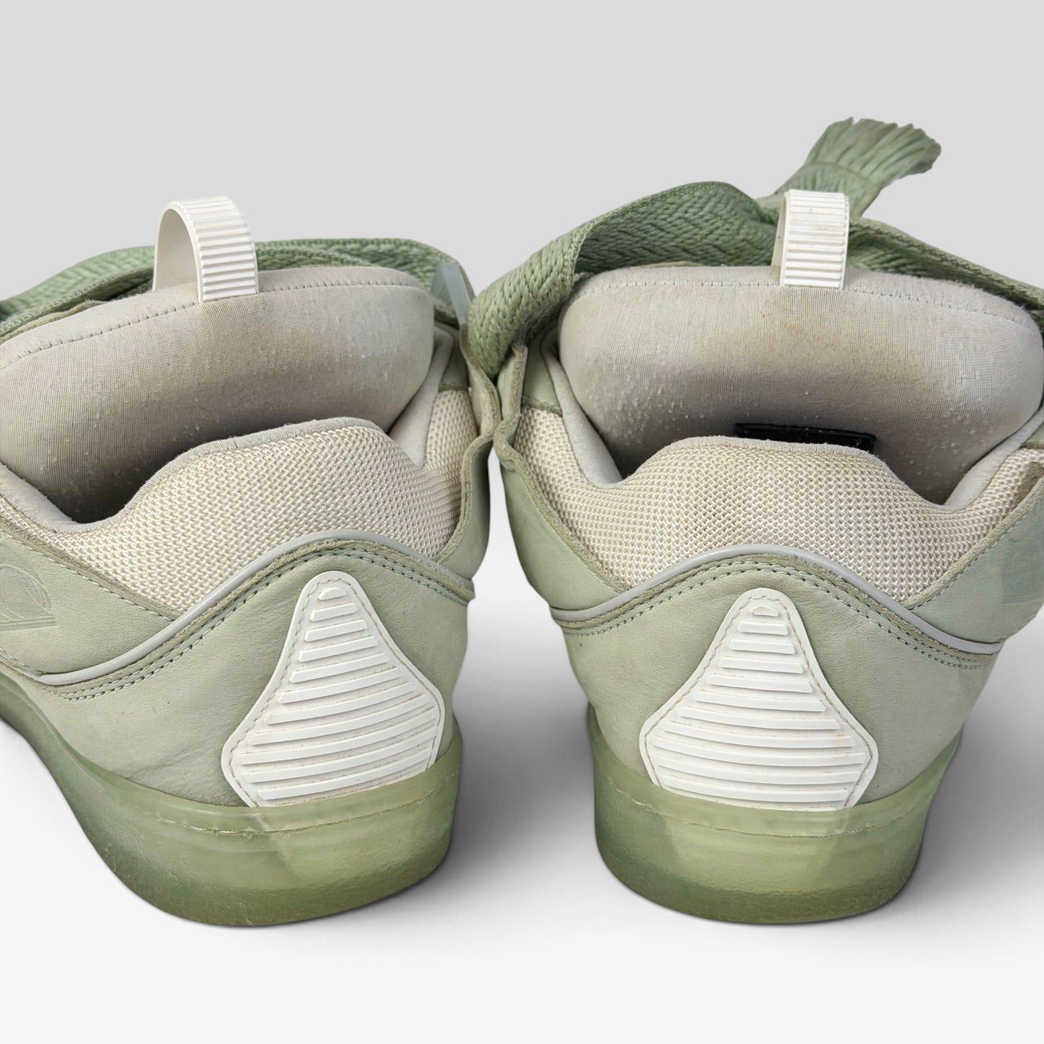 Lanvin Curb Turquoise Sneakers