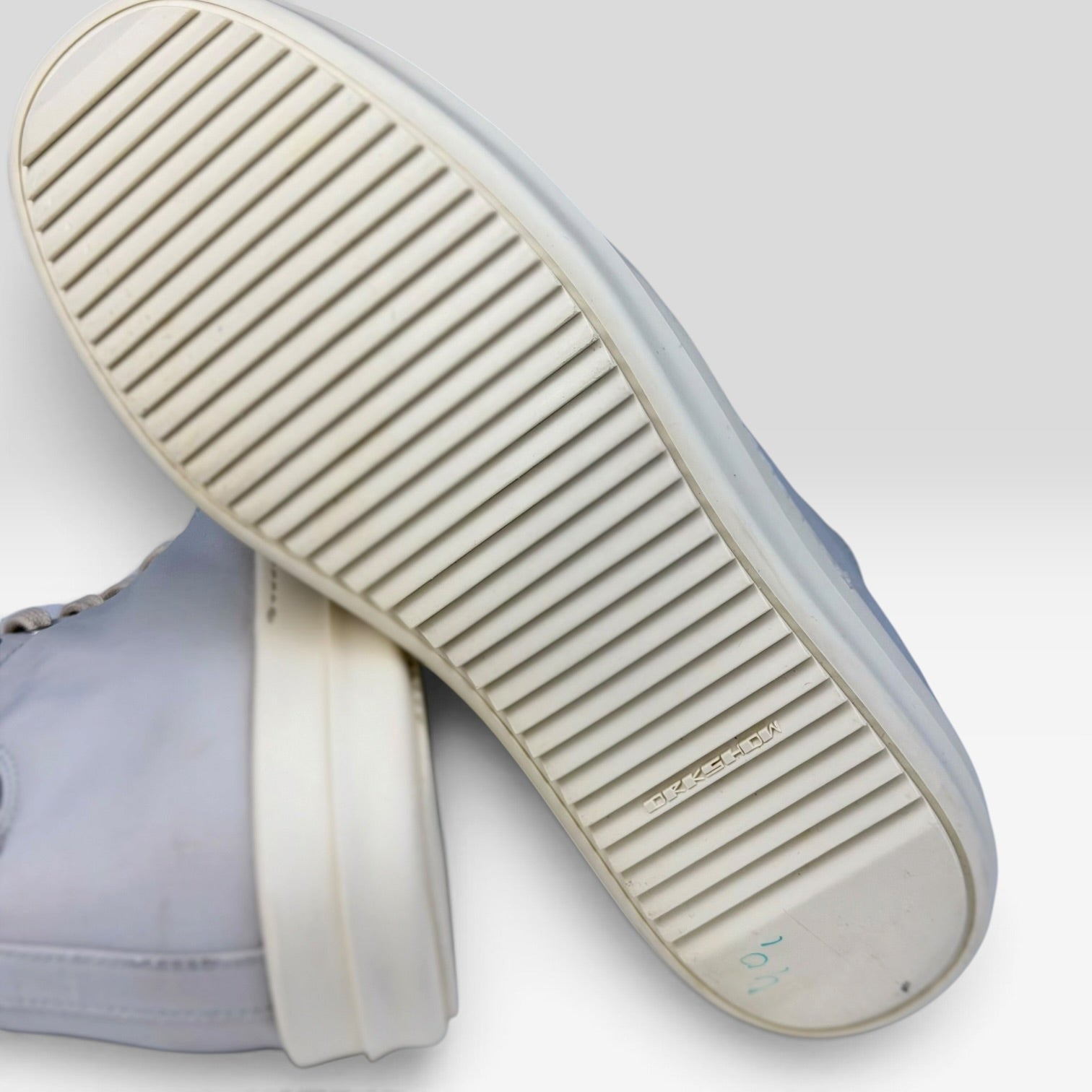 Rick Owens DRKSHDW Ramones Low Grey/Milk