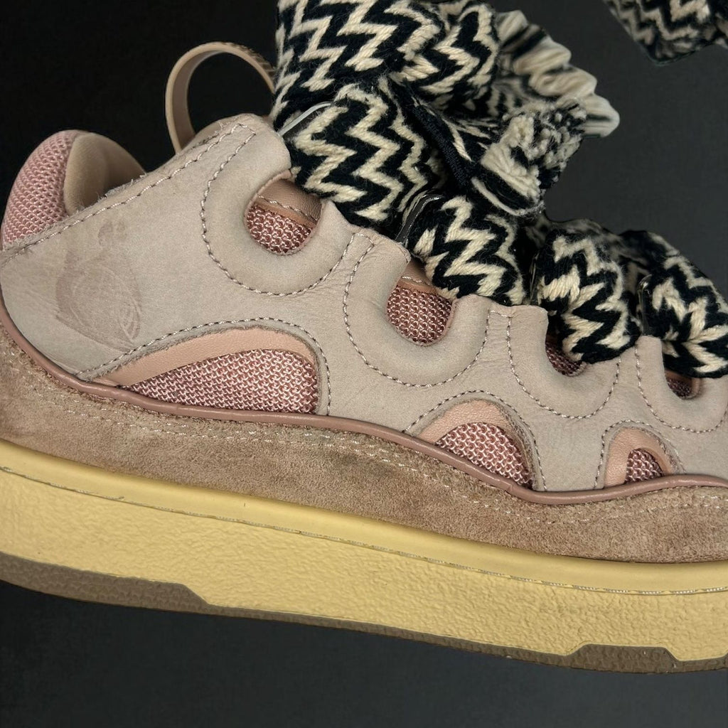 Lanvin Curb Pink Sneakers