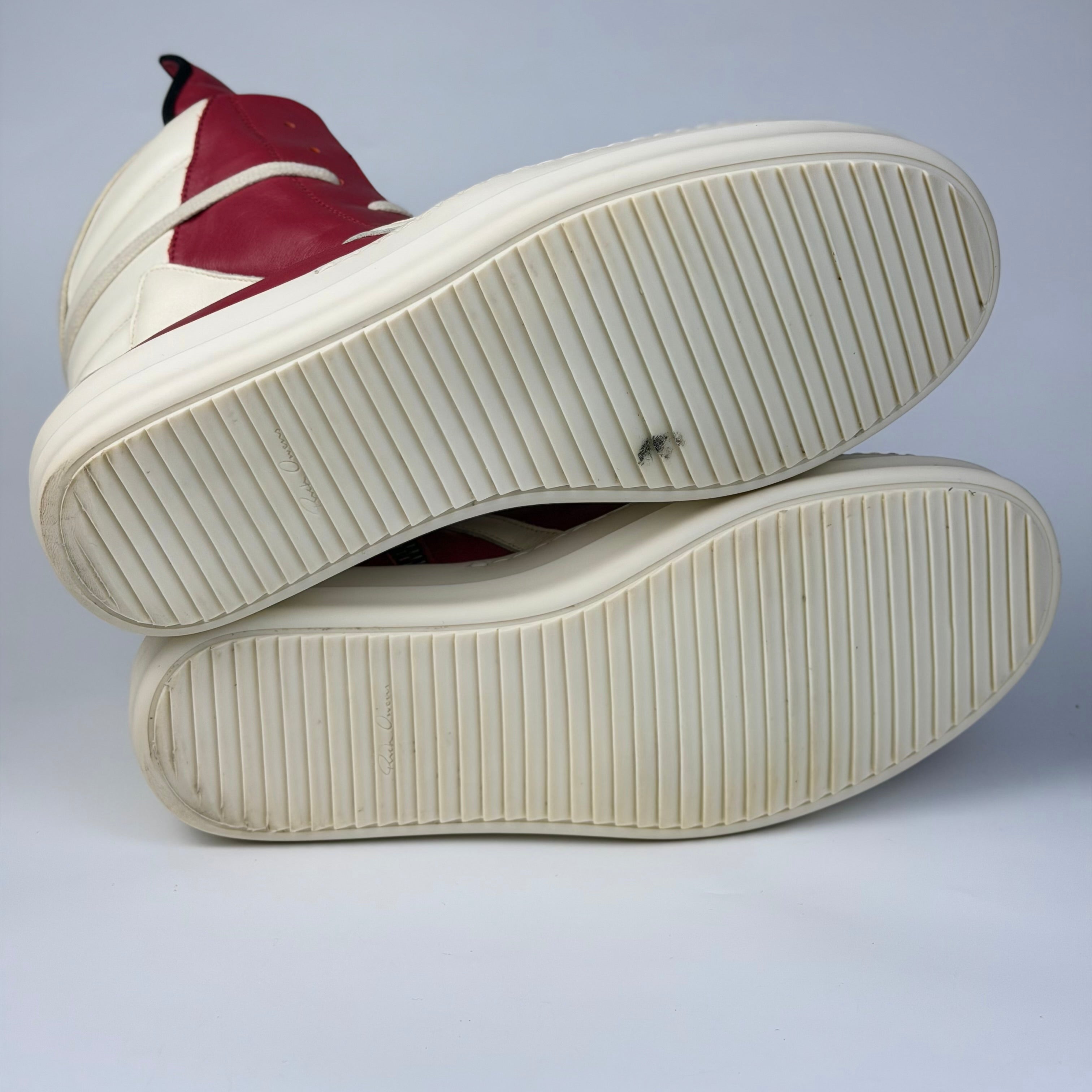 Rick Owens Geobasket Cardinal Red/Milk SS24 LIDO