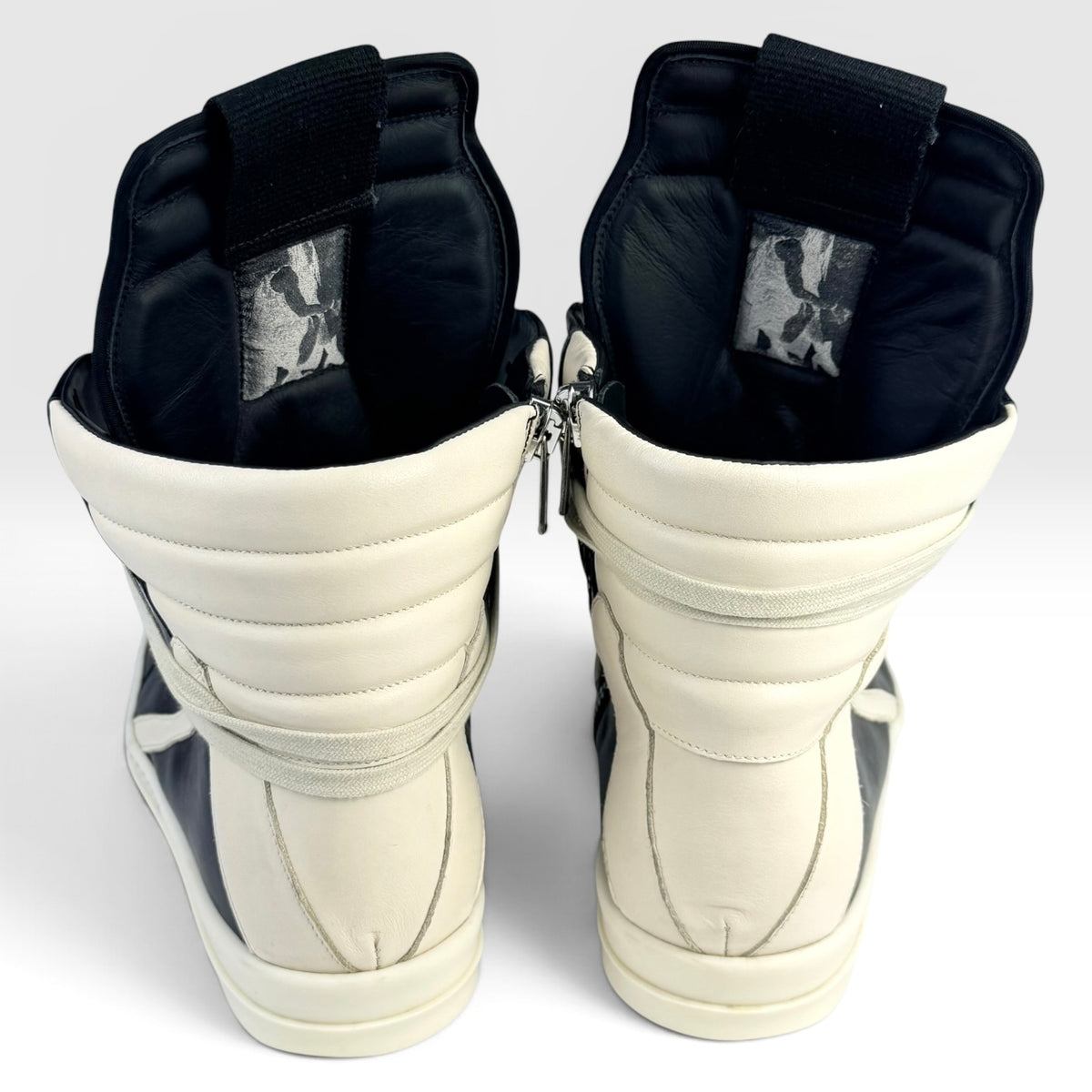 Rick Owens Geobasket Black/Milk