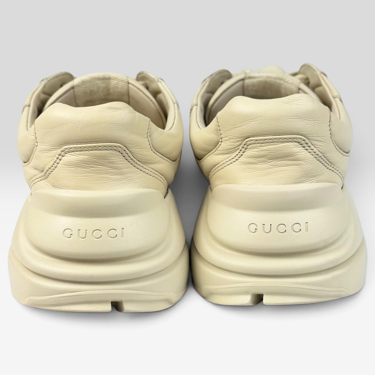 Gucci Rhyton Logo Sneakers Ivory
