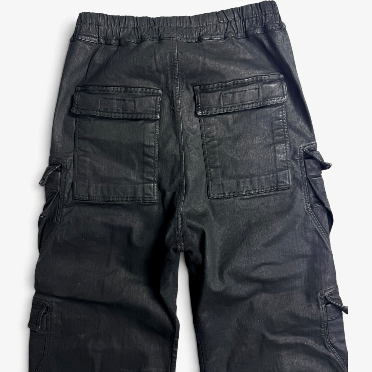 Rick Owens DRKSHDW Double Cargo Jumbo Belas Black Wax