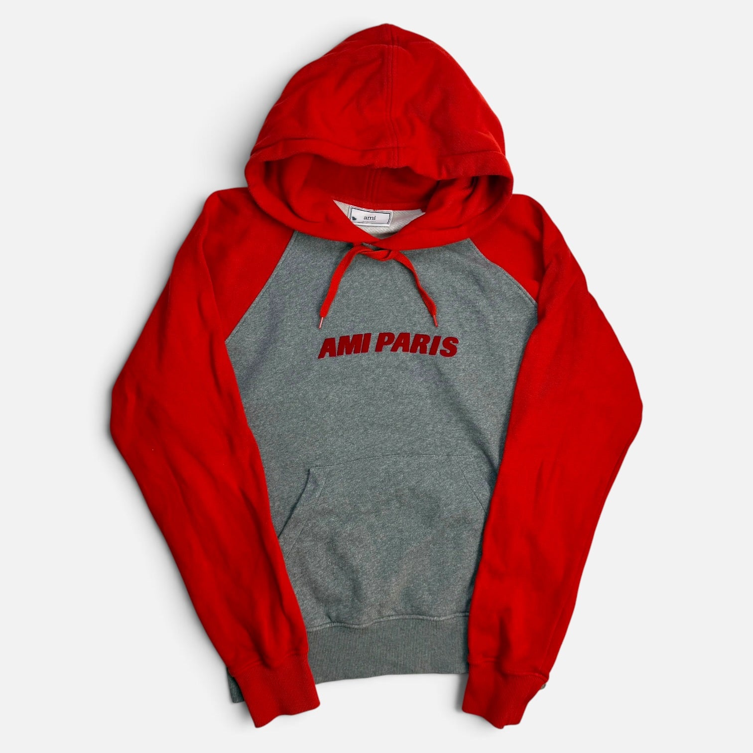 AMI Paris Colorblock Raglan Hoodie